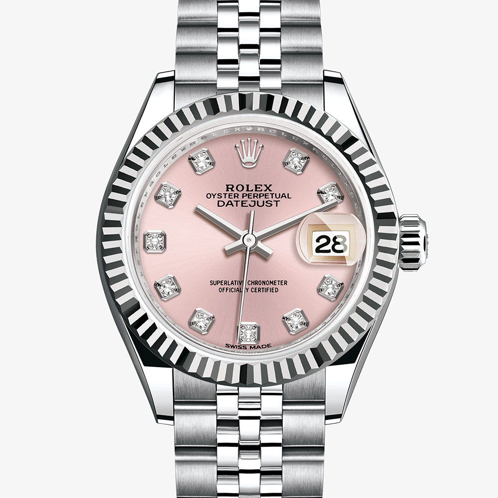 Rolex Lady,Datejust Oyster, 28 mm, Oystersteel and white gold M279174,0003