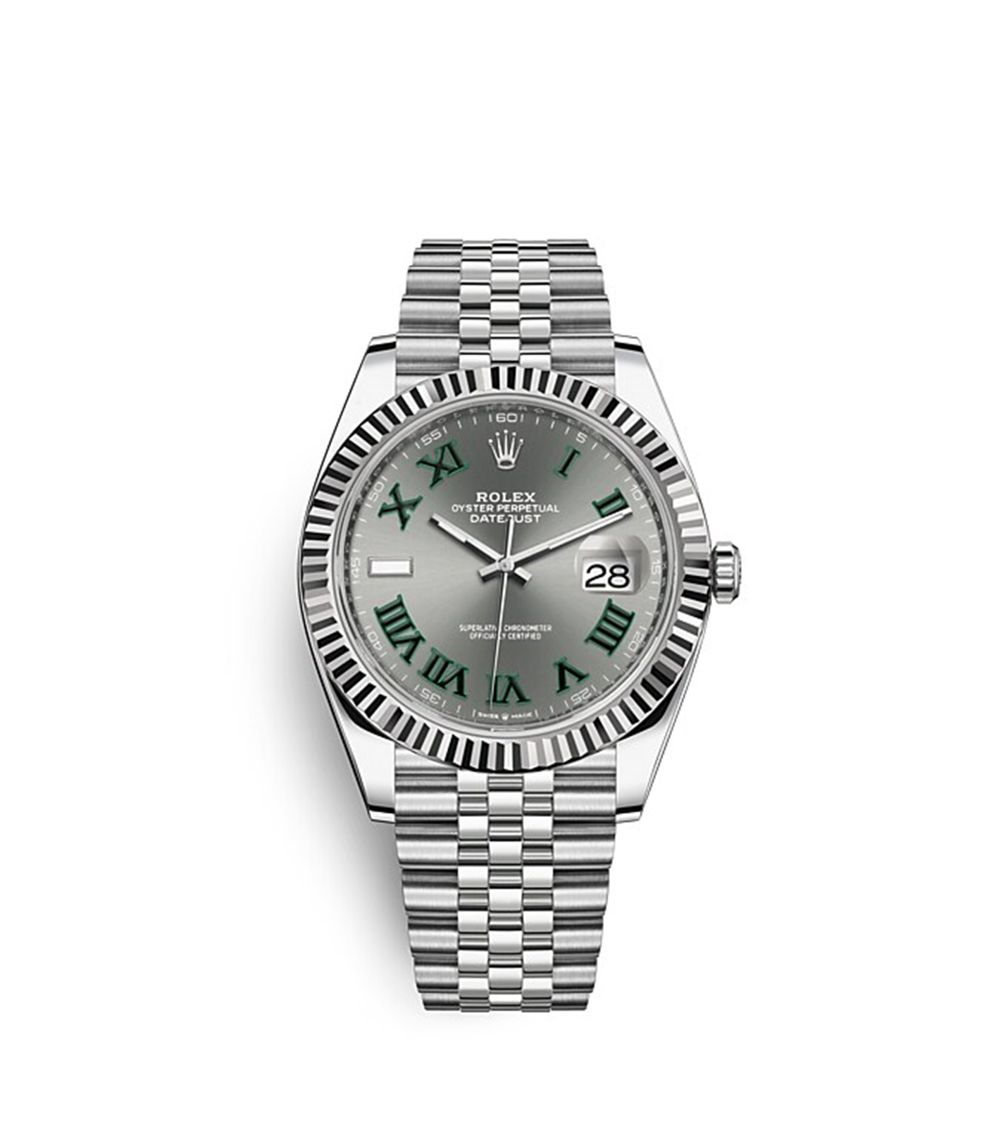 rolex datejust 36 oystersteel and white gold