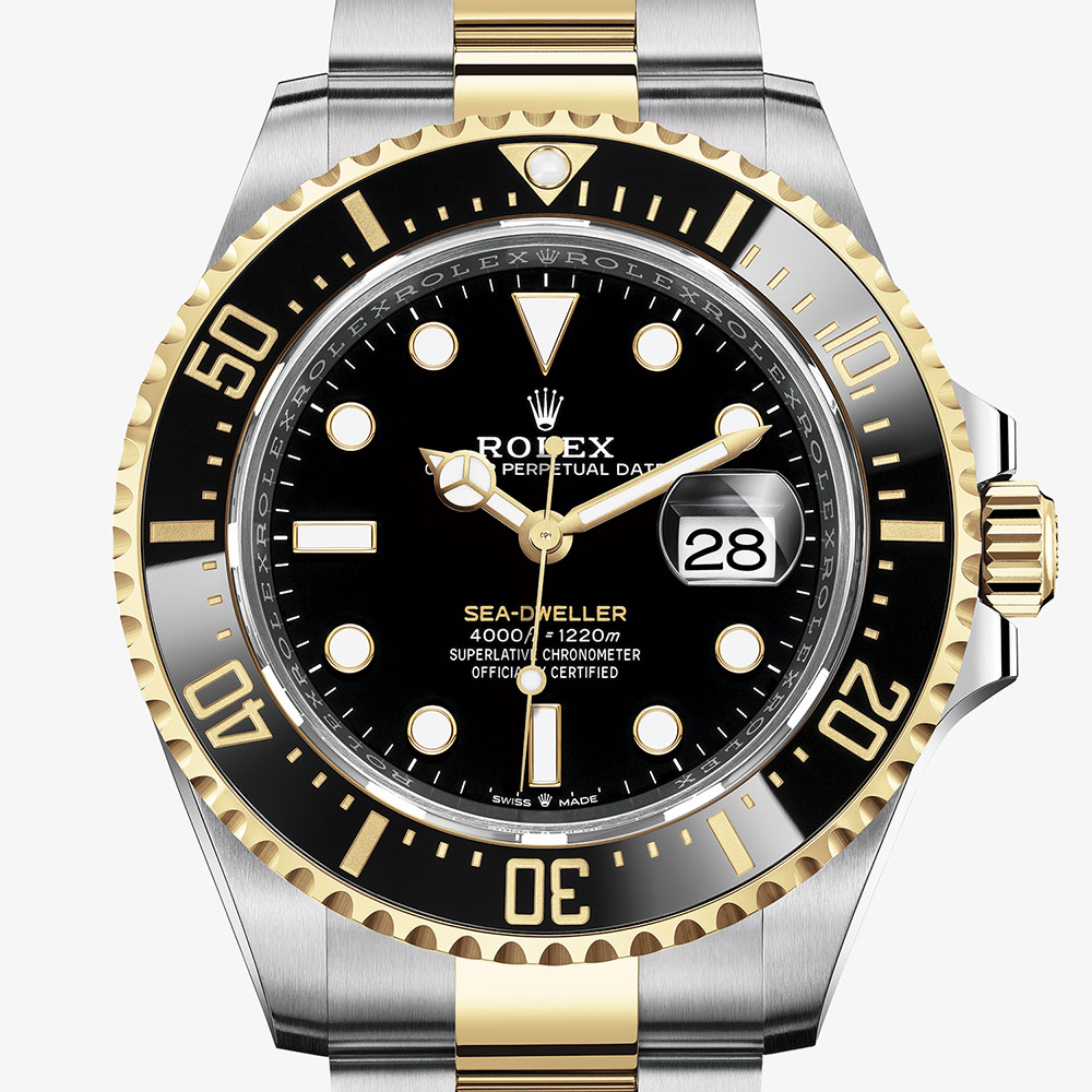 Rolex Sea-Dweller Oyster, 43 mm, Oystersteel and yellow gold M126603 ...
