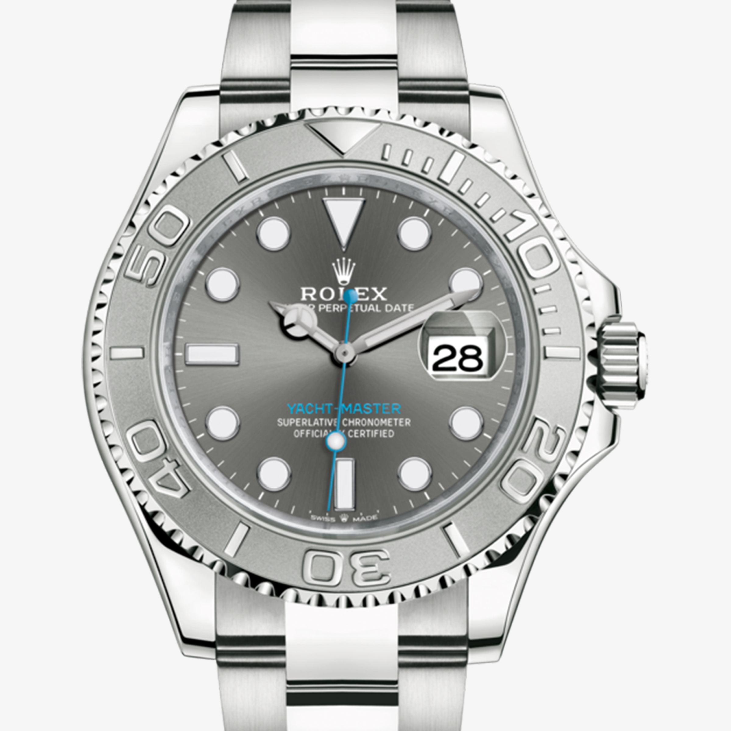 yacht master 40 oystersteel and platinum