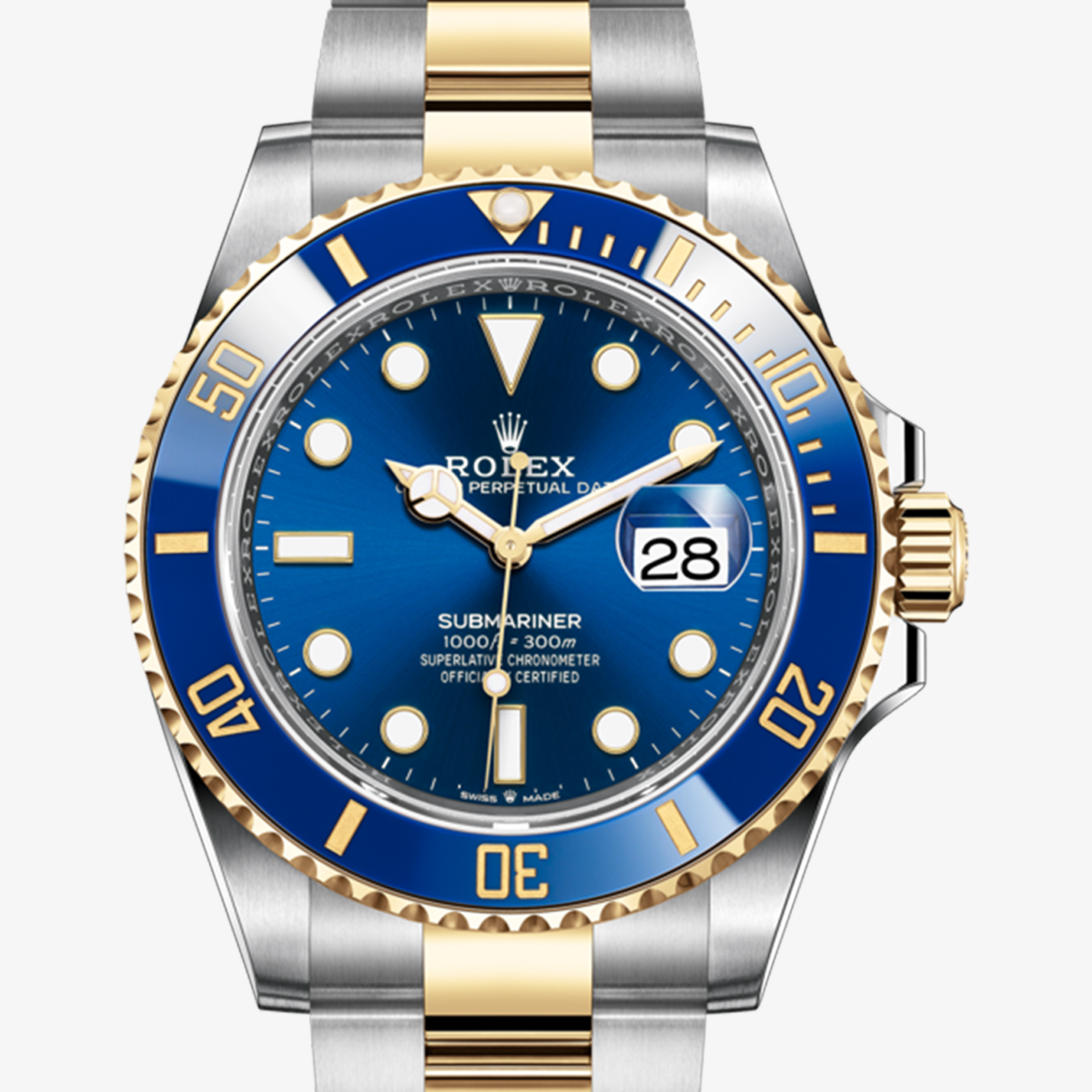 Rolex Submariner Oyster, 41 mm, Oystersteel and yellow gold M126613LB ...