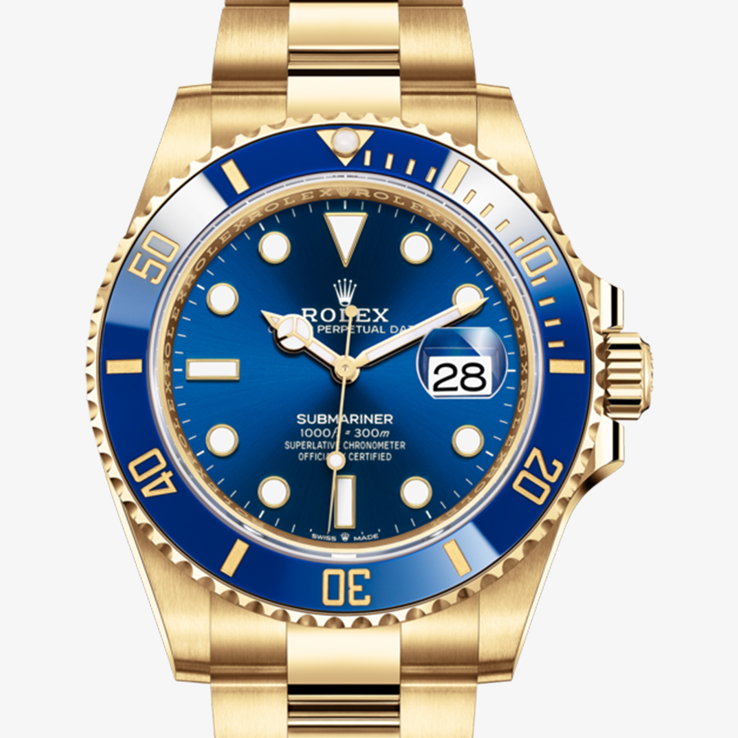 Rolex Submariner Oyster, 41 mm, yellow gold M126618LB0002 Submariner