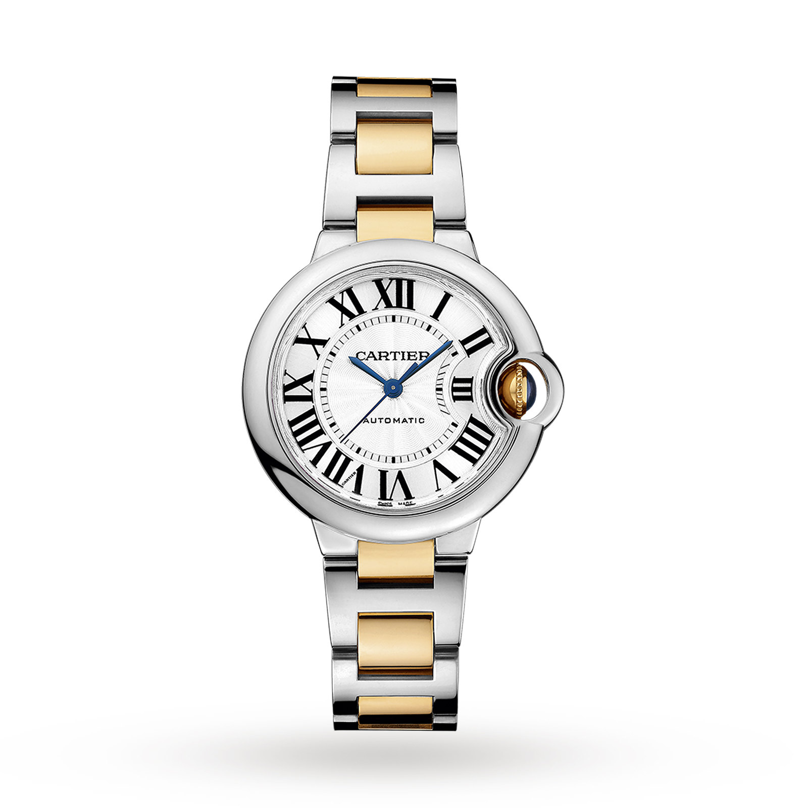 cartier watch gold and silver