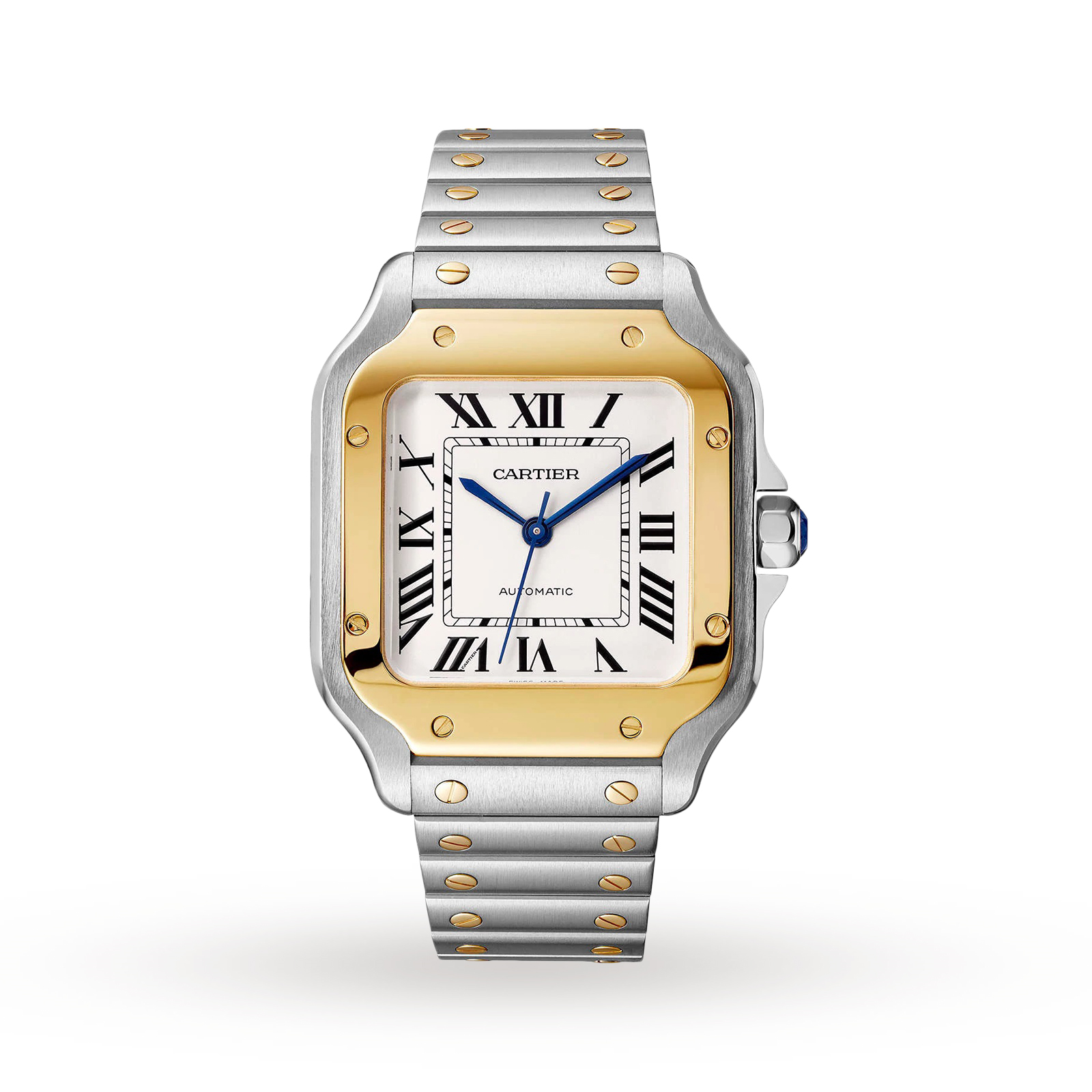 Santos de Cartier watch, Medium model, automatic, yellow ... Reviews