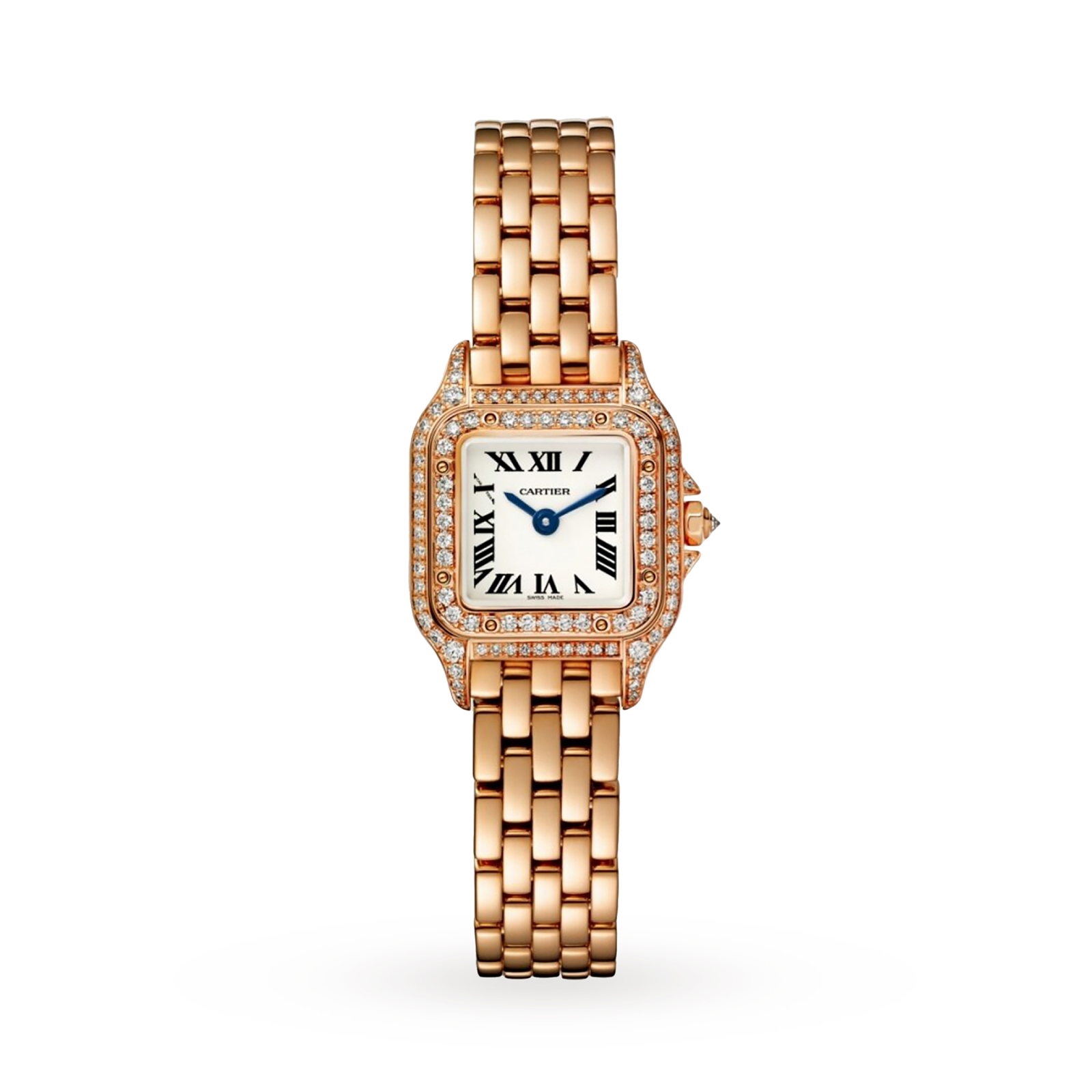 Panth√®re de Cartier watch, Mini, 18K rose gold, diamonds Reviews