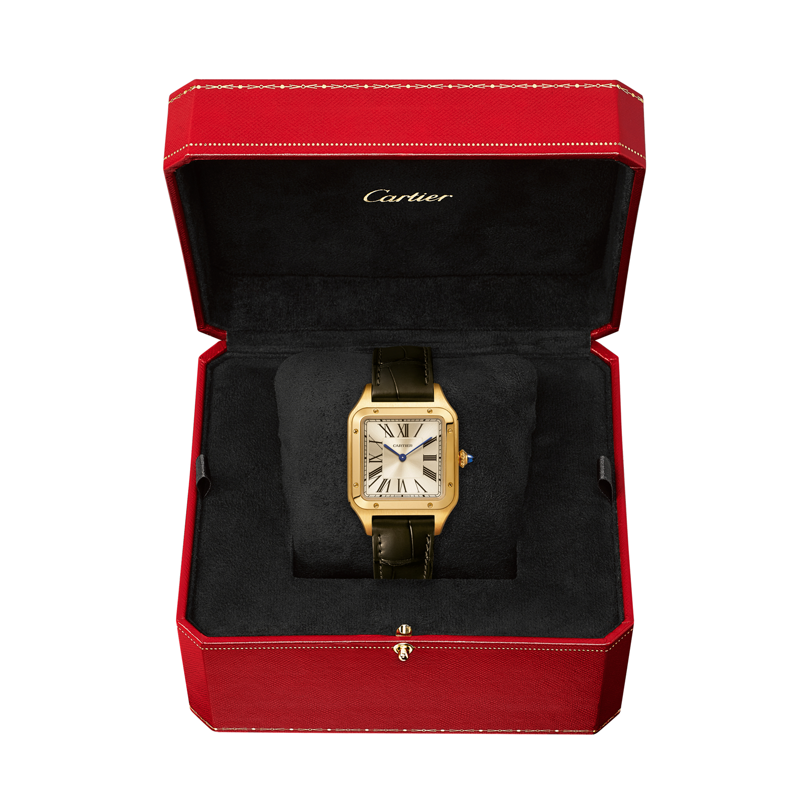 Santos-Dumont watch LIMITED EDITION, Large model, yellow ...