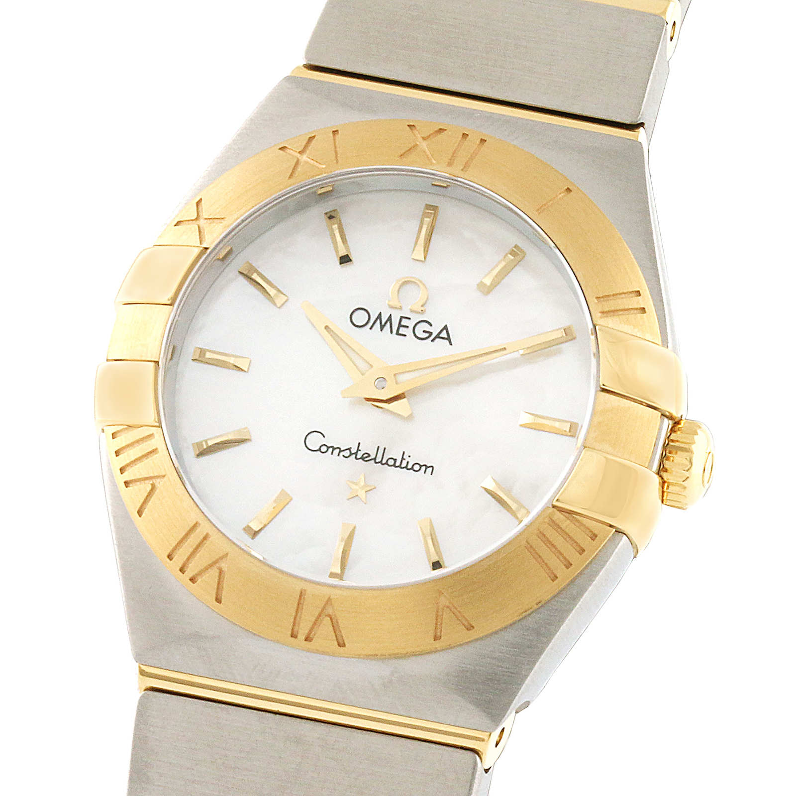 Omega Constellation Ladies 18ct Gold and Steel Watch Luxury Watches
