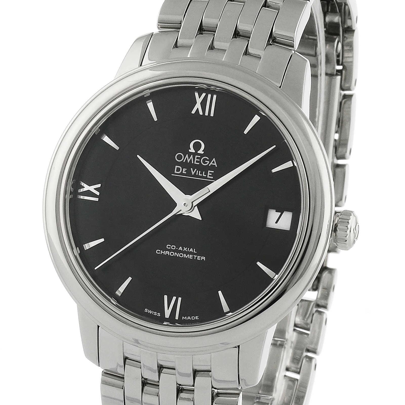 Omega De Ville Prestige Mens 36.8mm Co-Axial Automatic Watch | Luxury