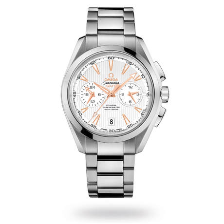 Omega Seamaster Aqua Terra 150m Co-Axial GMT Chronograph 43mm Mens Watch Omega Seamaster Aqua Terra 150m Co-Axial GMT Chronograph 43mm Mens Watch