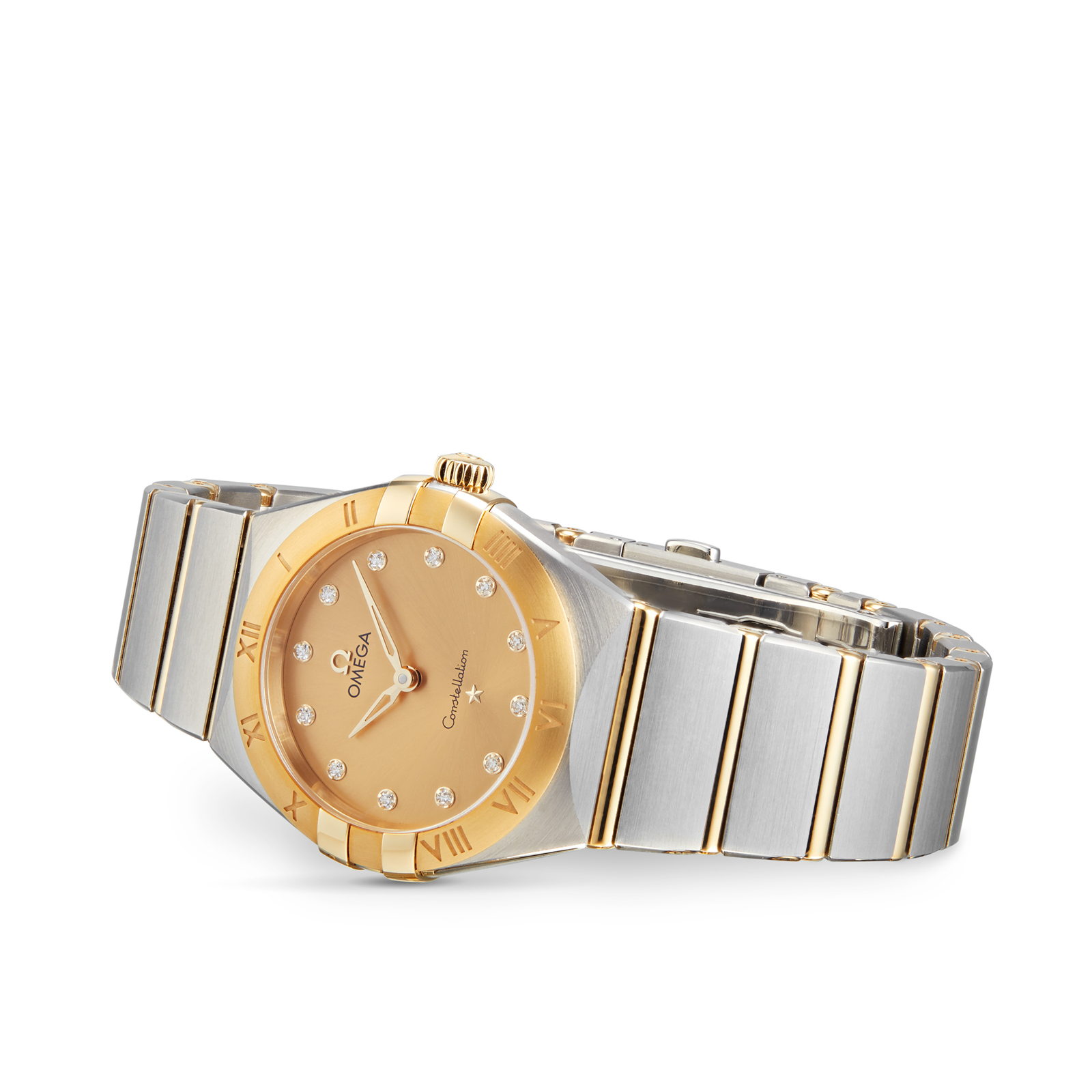 Omega Constellation Manhattan 28mm Ladies Watch O13120286058001 ...