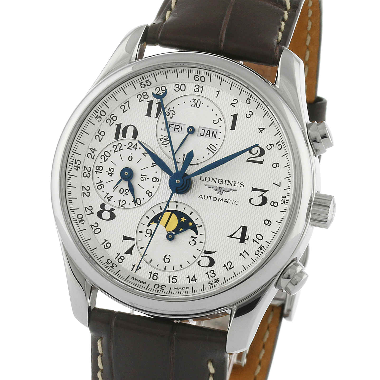 Longines Master Collection Mens 40mm Automatic Chronograph Watch ...