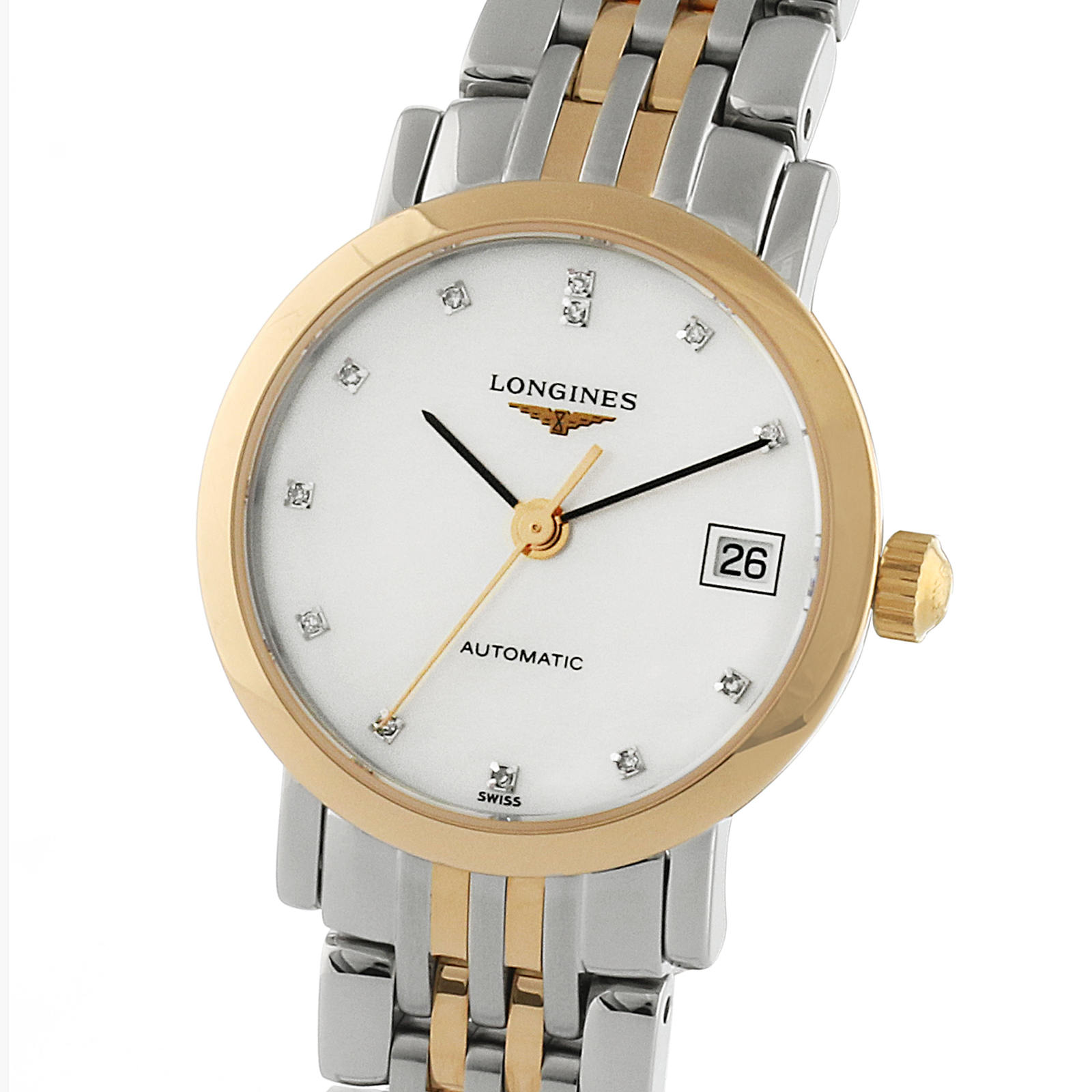 Longines Elegant Collection 26mm Ladies Watch L43095877 Luxury Watches Watches Goldsmiths