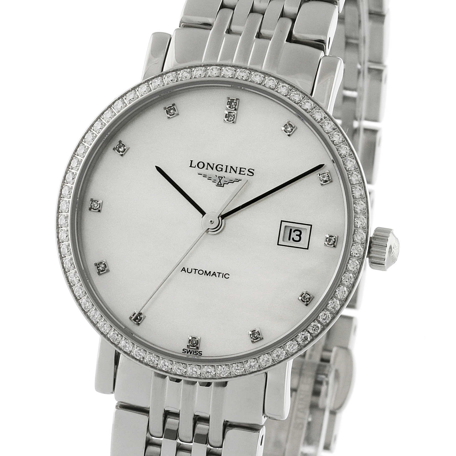 Ladies Longines Watch With Diamonds at Gerald Spencer blog