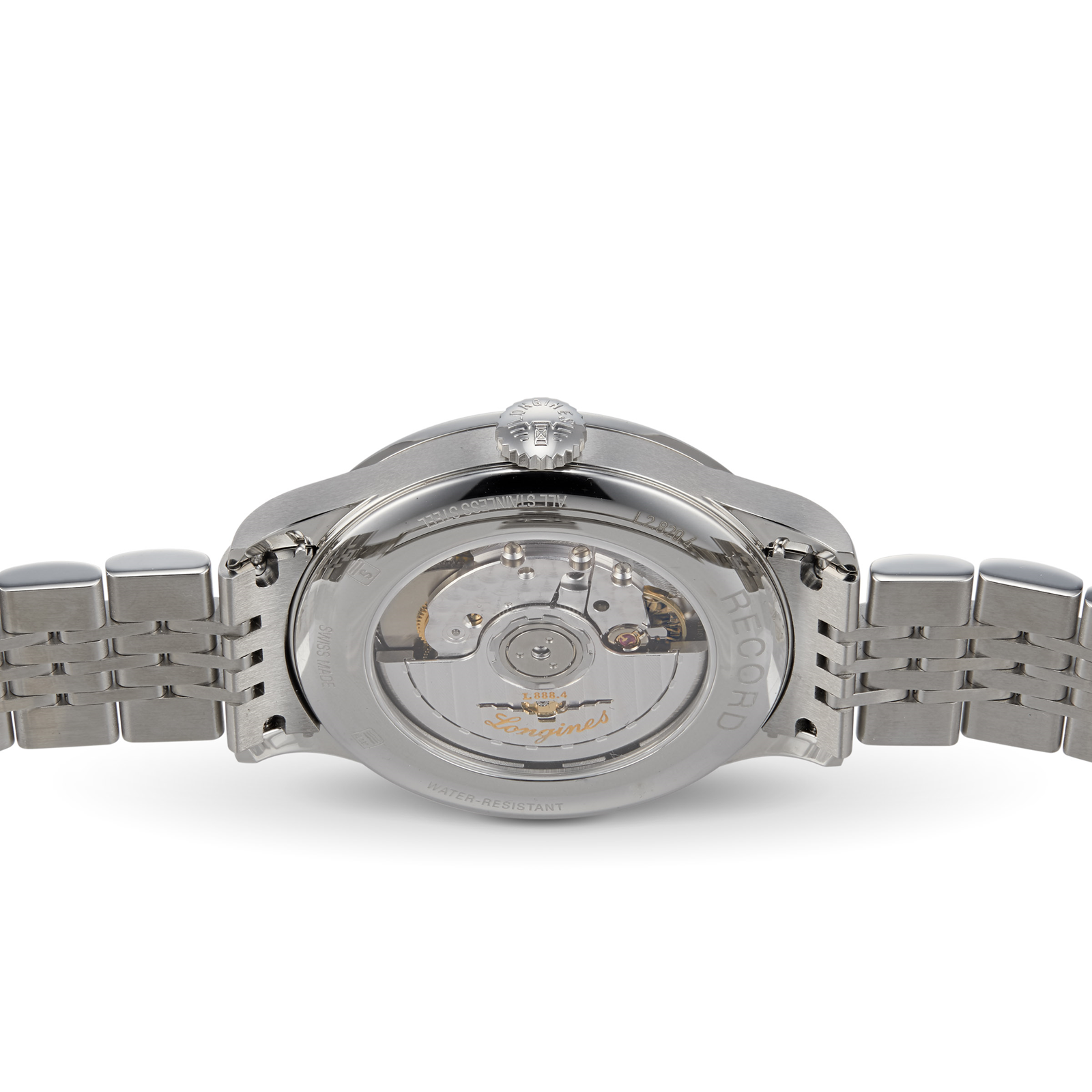 Longines Record 38.5mm Mens Watch L28204966 | Luxury Watches | Watches | Watches of Switzerland