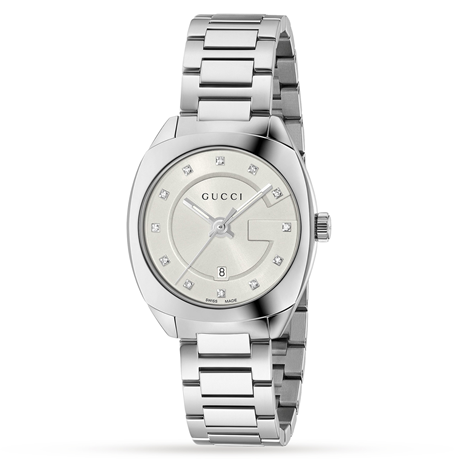 womens silver gucci watch