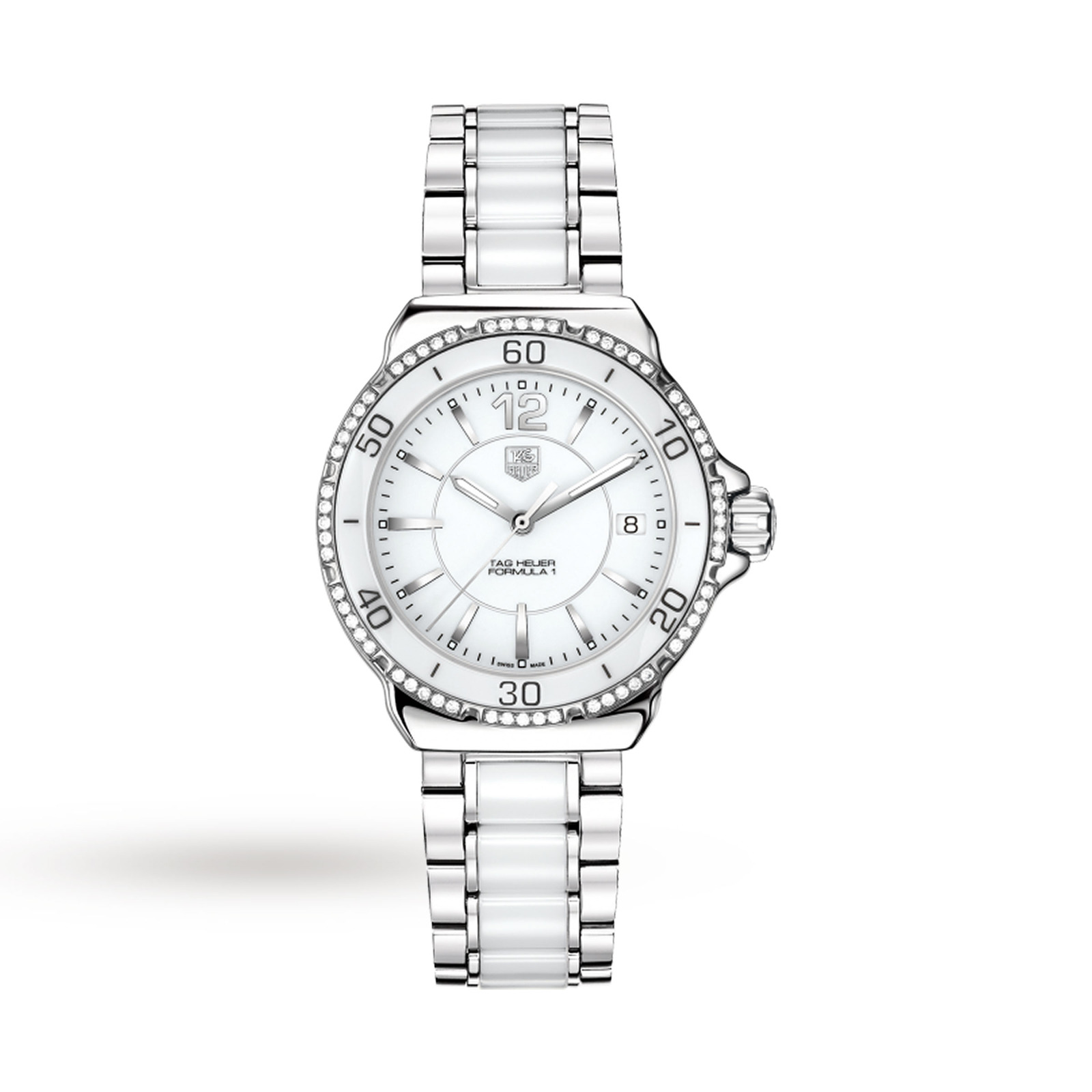 tag heuer formula 1 ladies diamond set watch