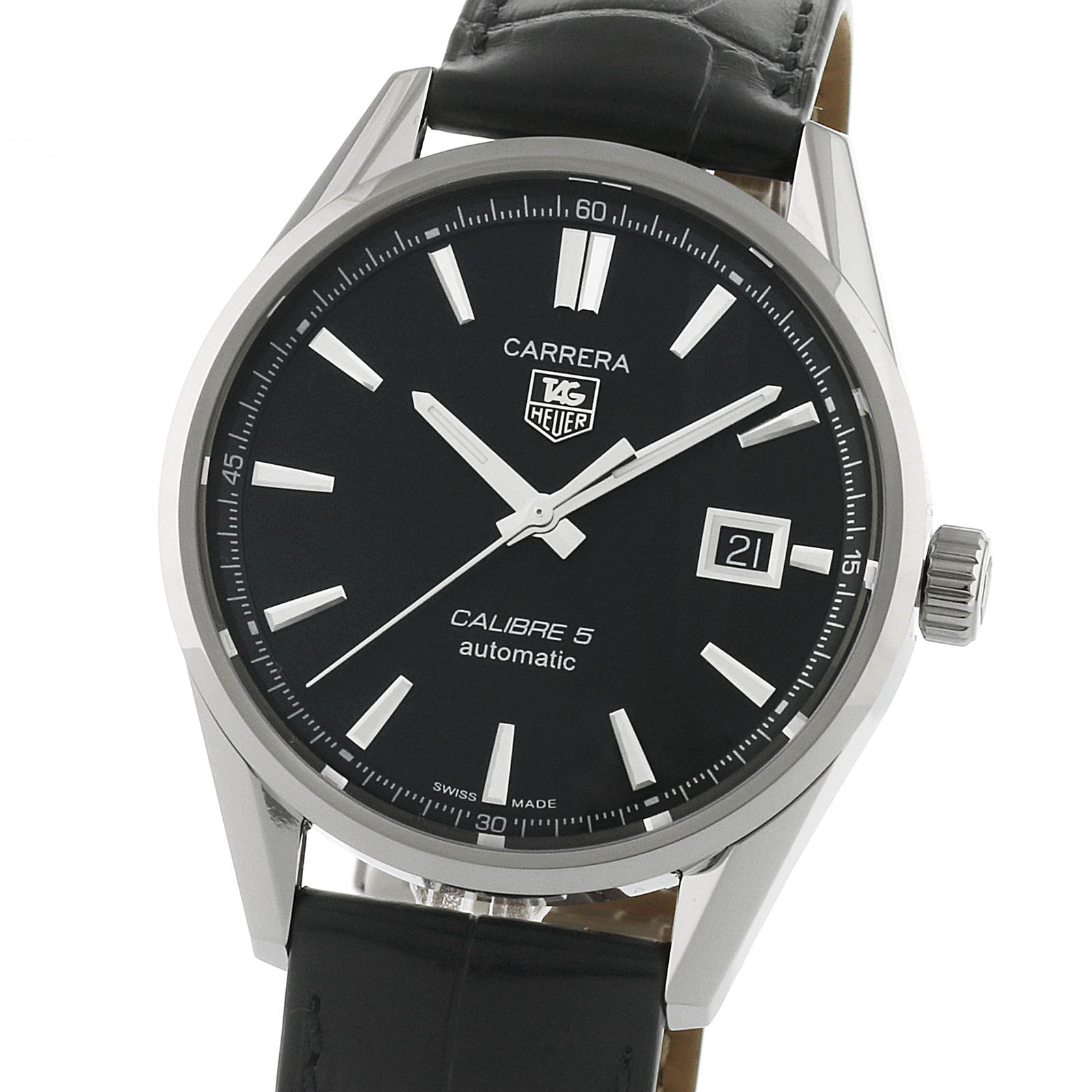 TAG Heuer Carrera Calibre 5 Mens 39mm Automatic Watch | Gifts | Goldsmiths