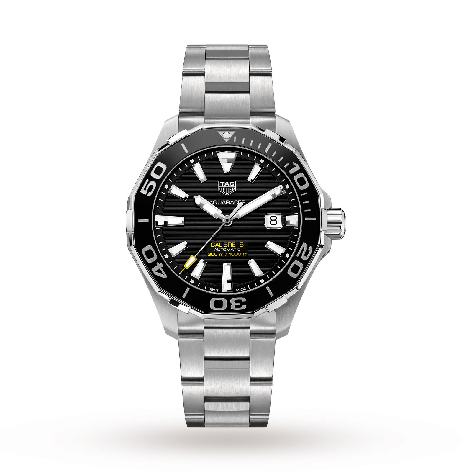 TAG Heuer Aquaracer Calibre 5 43mm Watch WAY201A.BA0927 Reviews