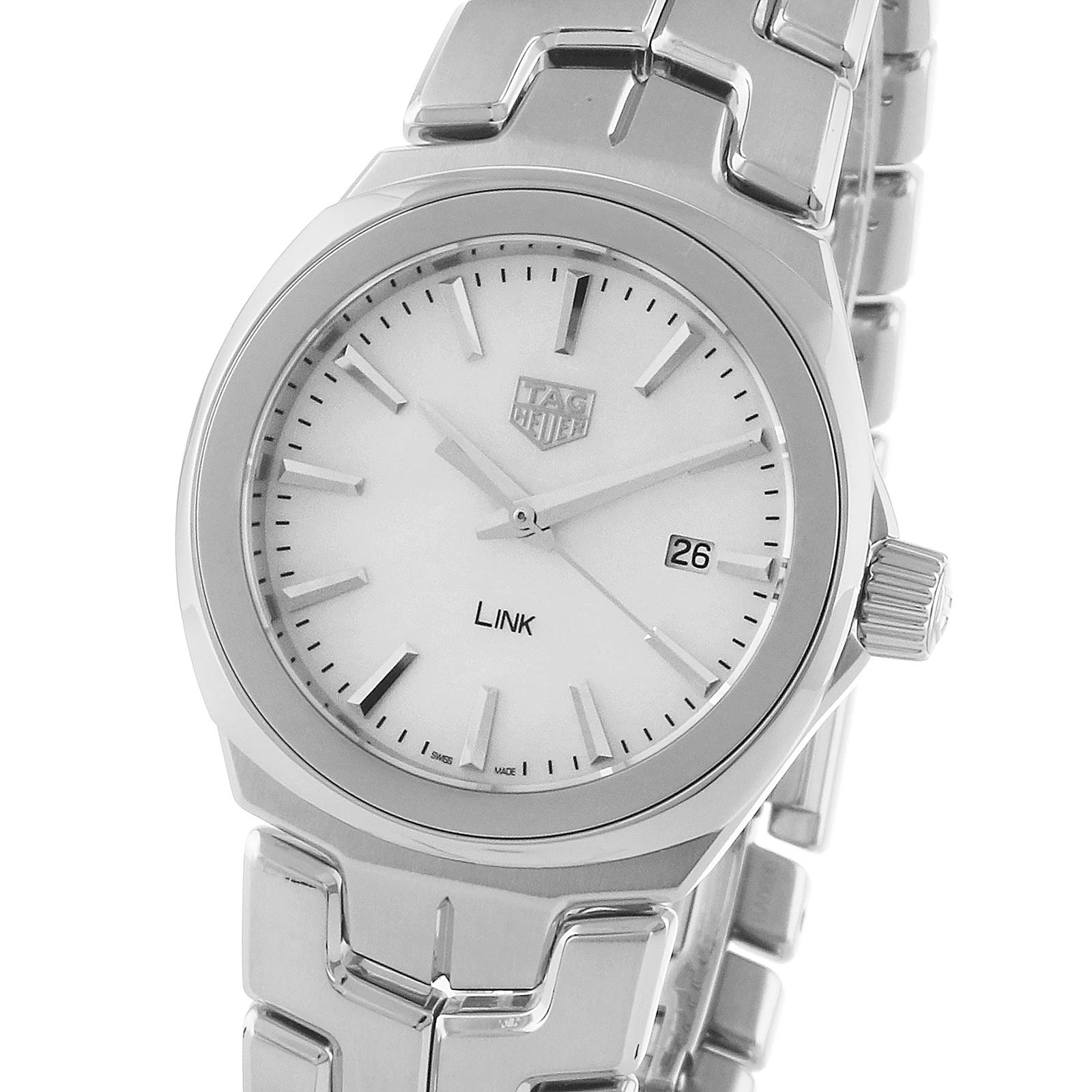 TAG Heuer Link 32mm Ladies Watch WBC1310.BA0600 Luxury Watches Watches Goldsmiths