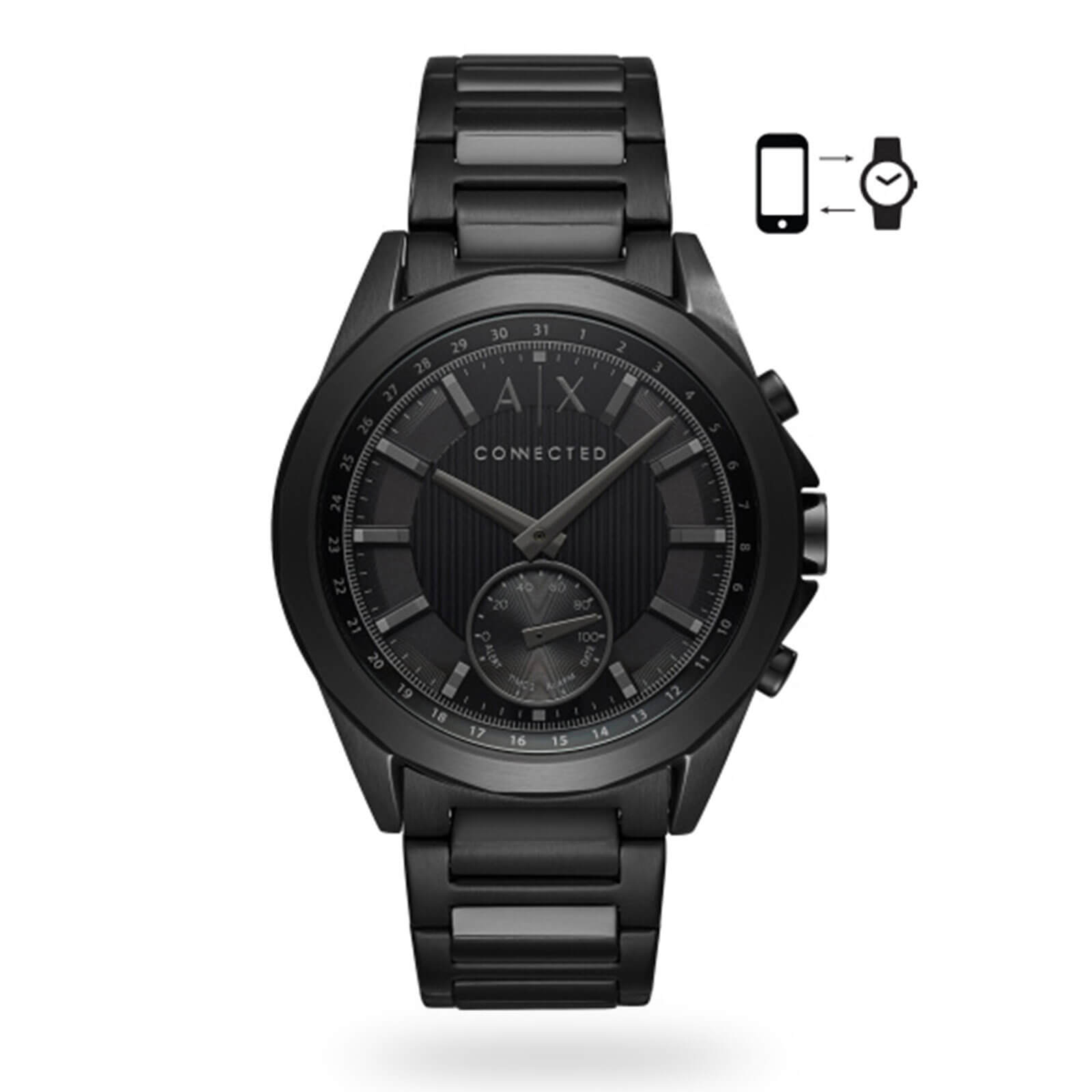 armani exchange connected hybrid men's watch