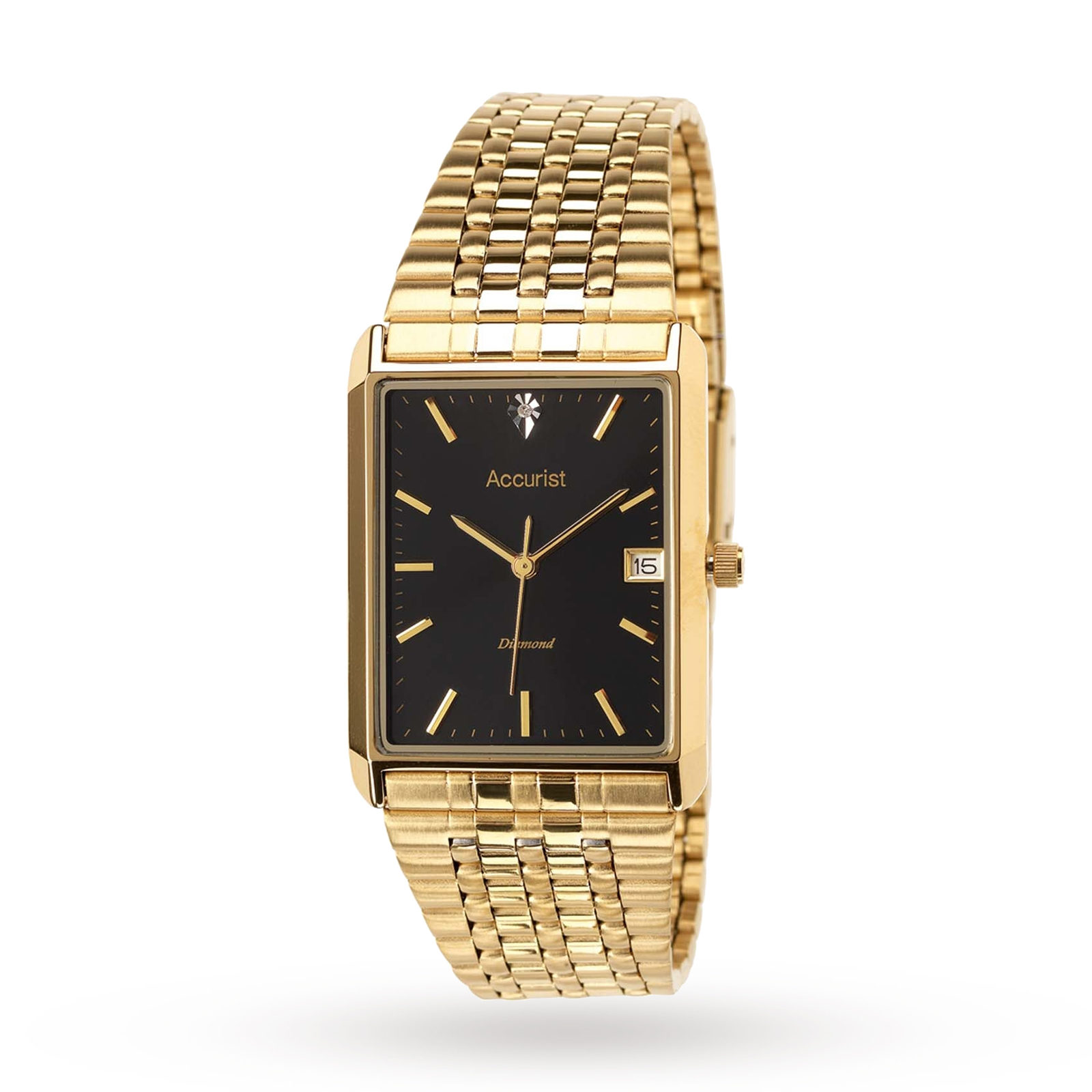 accurist square watch
