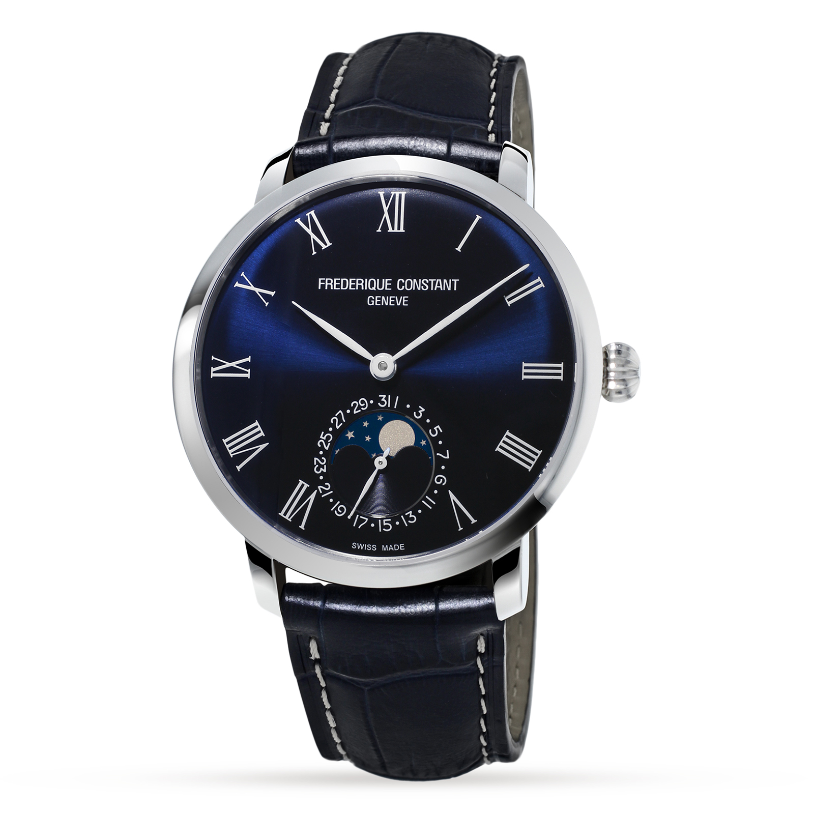 Frederique Constant Slimline Moonphase 42mm Mens Watch FC-705NR4S6 Review