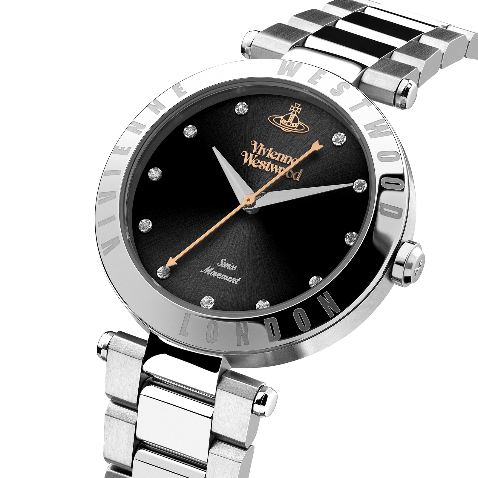 Vivienne Westwood Montagu Ladies Watch VV206BKSL Ladies Watches Watches Goldsmiths