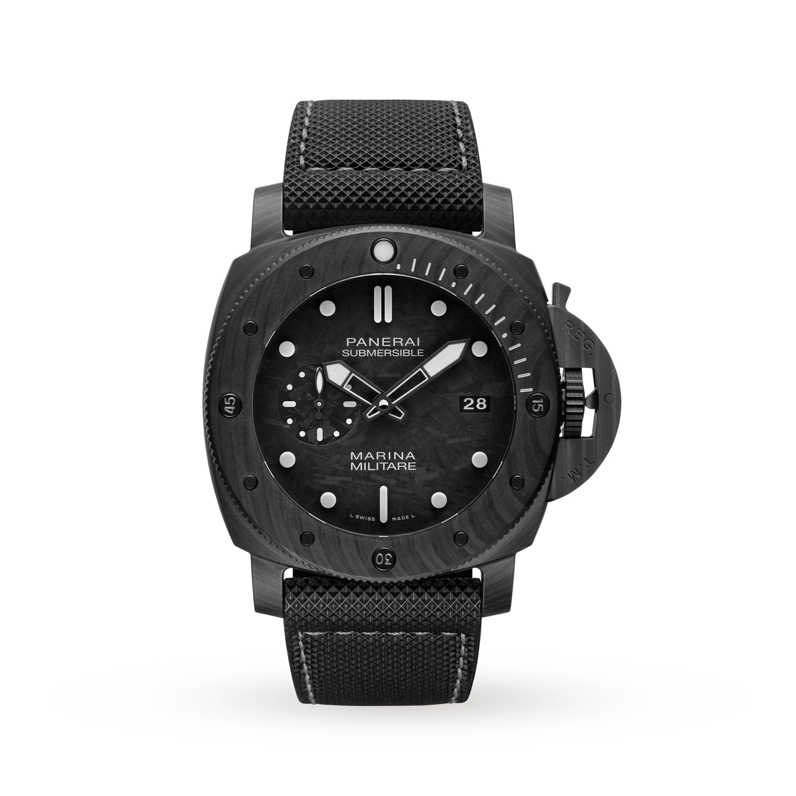 Panerai Submersible Marina Militare Carbotech 47mm PAM00979 | Watch ...