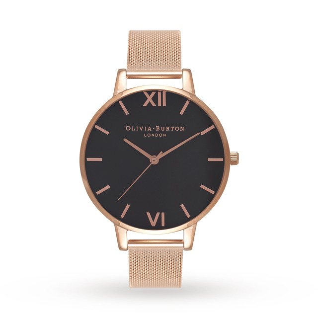 black dial watches ladies