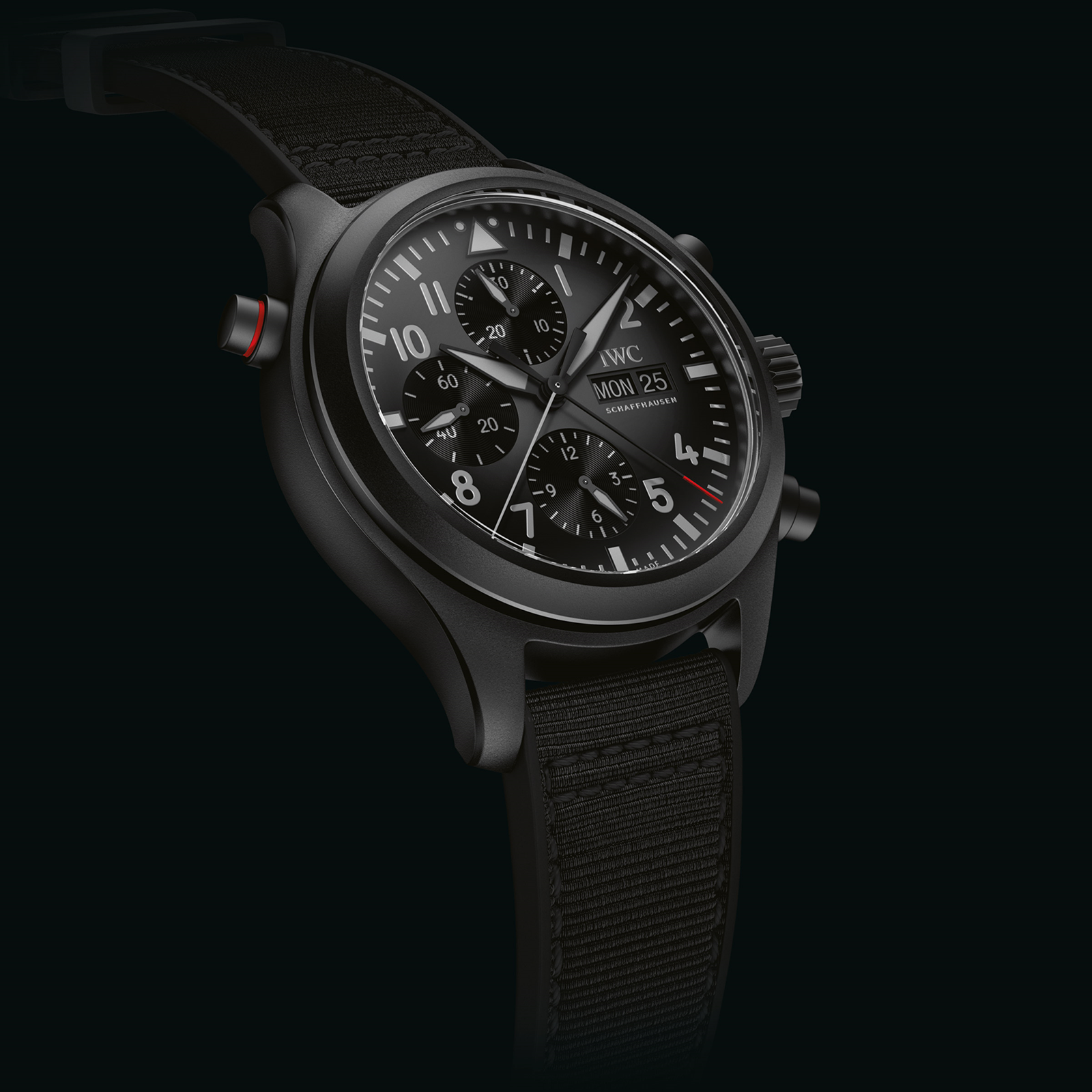 IWC Pilot's Watch Double Chronograph TOP GUN Ceratanium | Watch ...