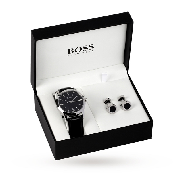 Hugo Boss Gent's Watch And Cufflinks Set 1570046 | Mens Watches ...