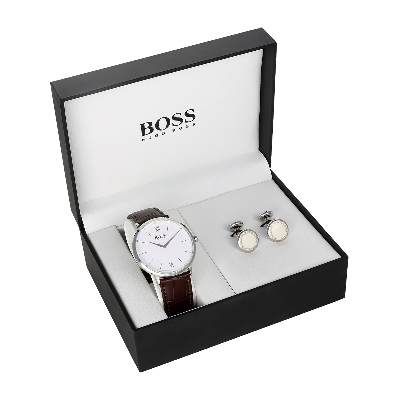 BOSS Watch \u0026 Cufflink Gift Set 1570069 