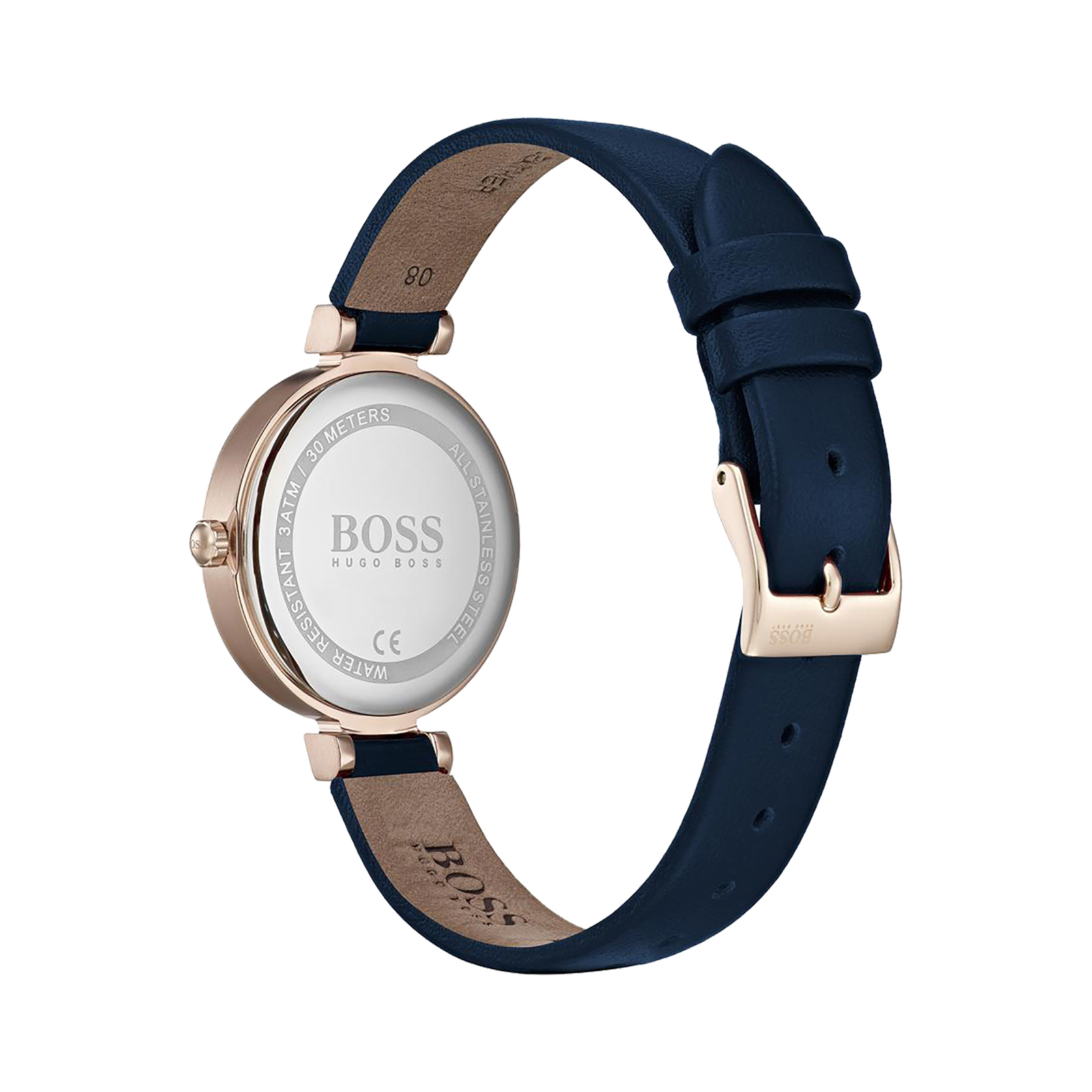 ladies black hugo boss watch