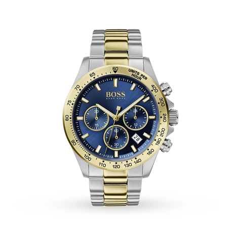 mens gold hugo boss watch