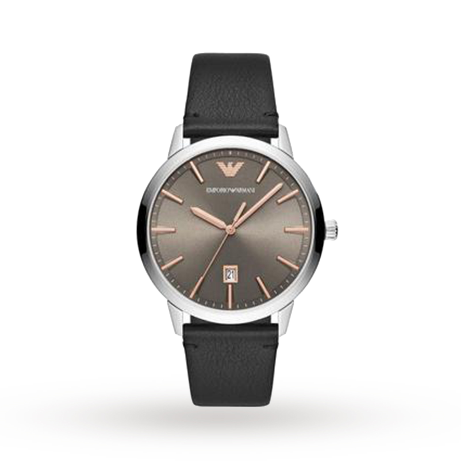 Our Ultimate Armani Rggero Black Leather Gents Watch AR11277 Reviews ...