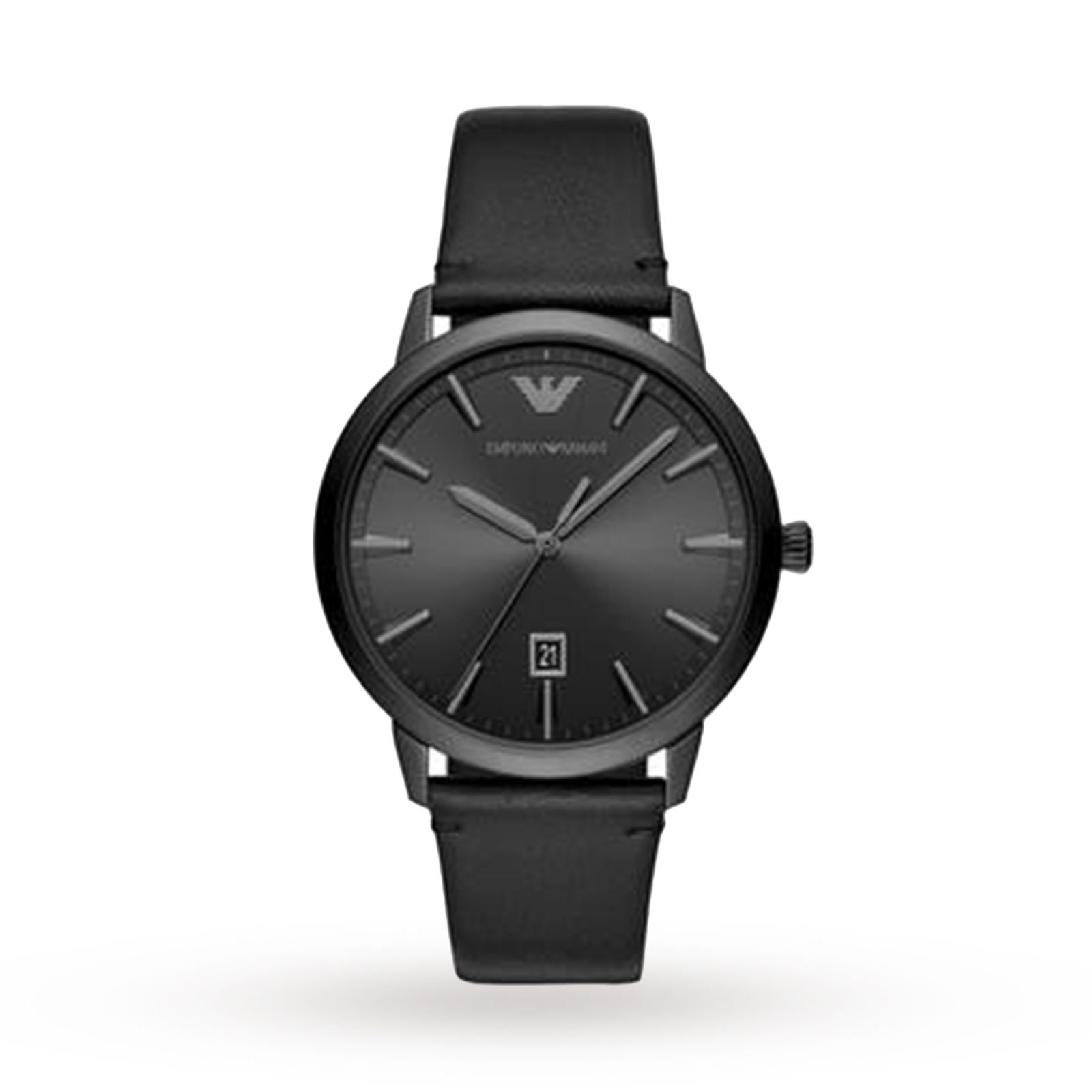 Armani Ruggero Black Leather and Black Dial Gents Watch AR11278 Review