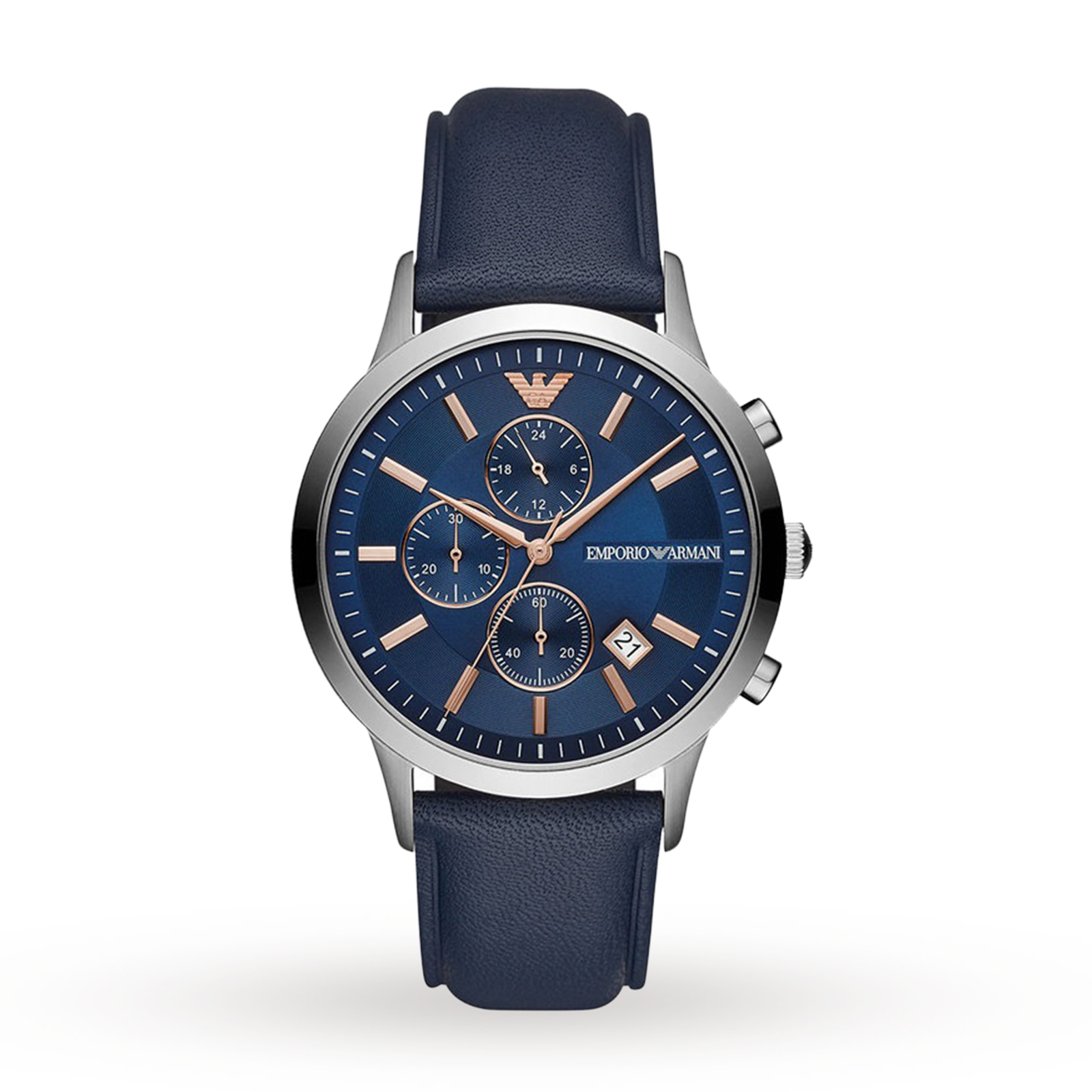 blue armani watches