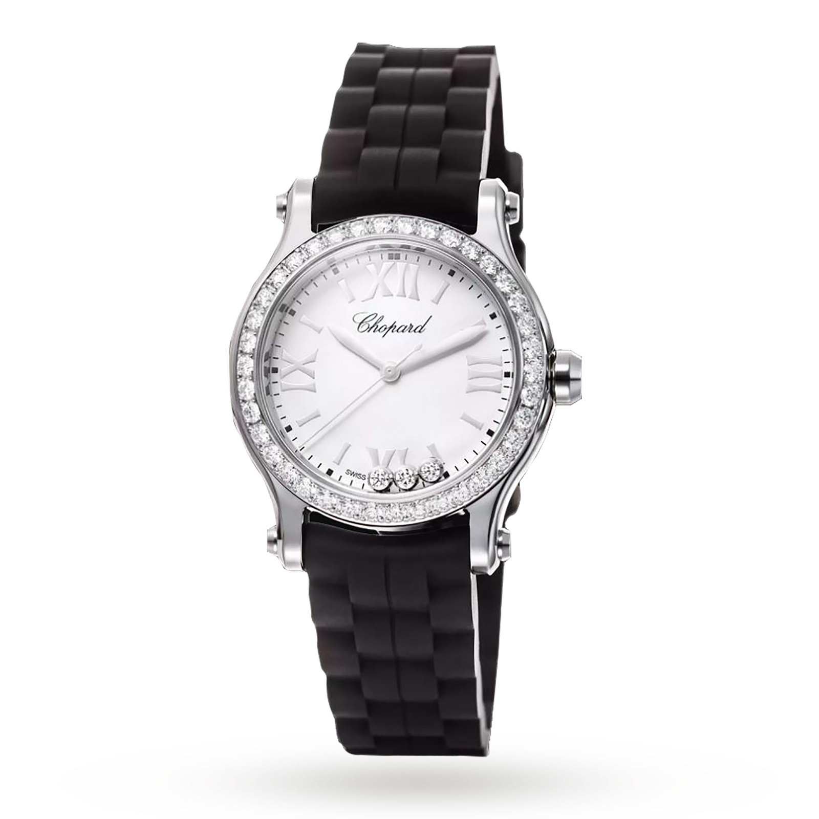 chopard happy sport diamond watch