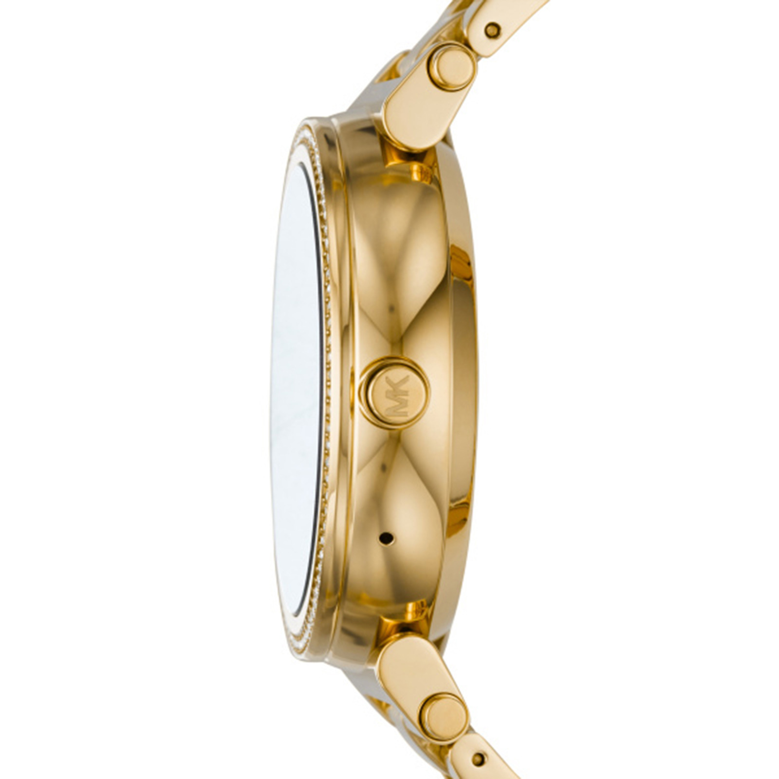 michael kors smartwatch gold with diamonds