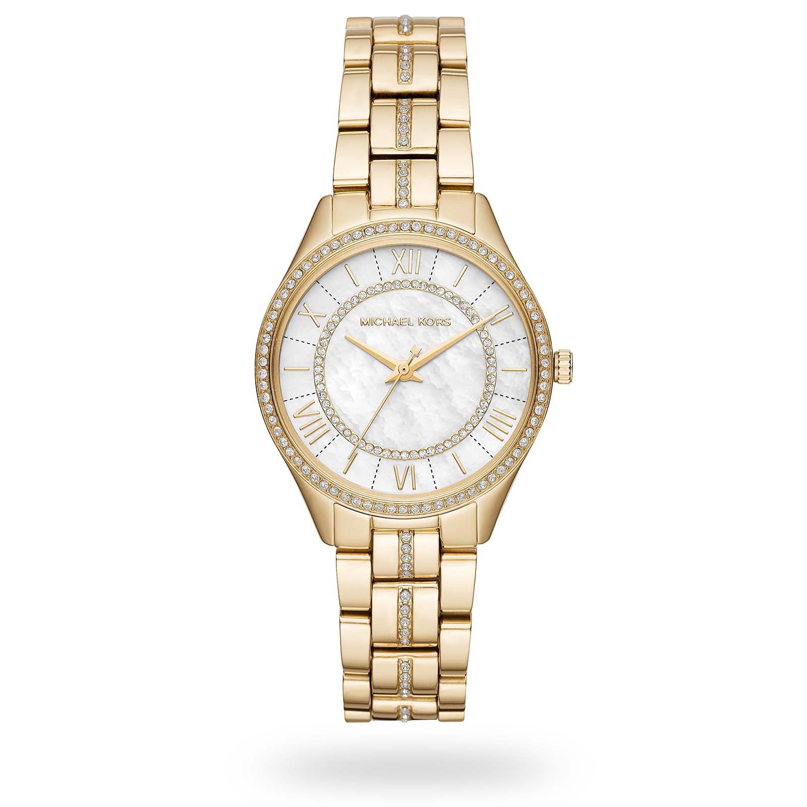 Michael Kors Lauryn Gold Mother of Pearl Tone Watch MK3899 Reviews