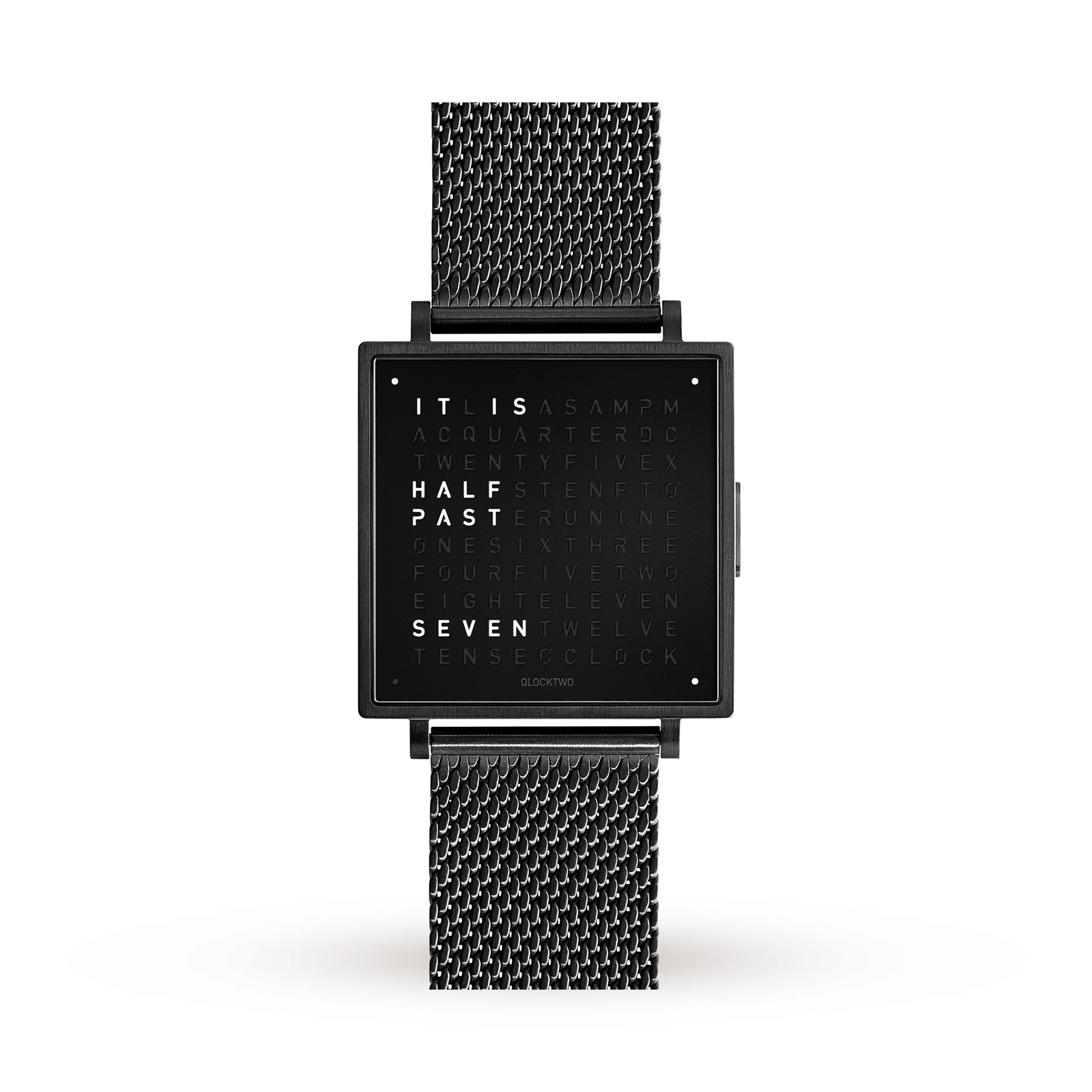 QLOCKTWO 39mm Black Steel Wristwatch Reviews