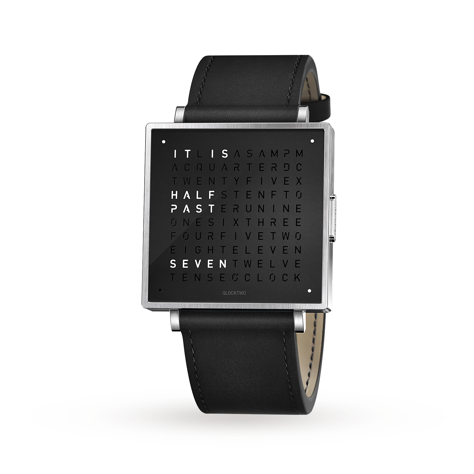 QLOCKTWO 39mm Pure Black Wristwatch Reviews