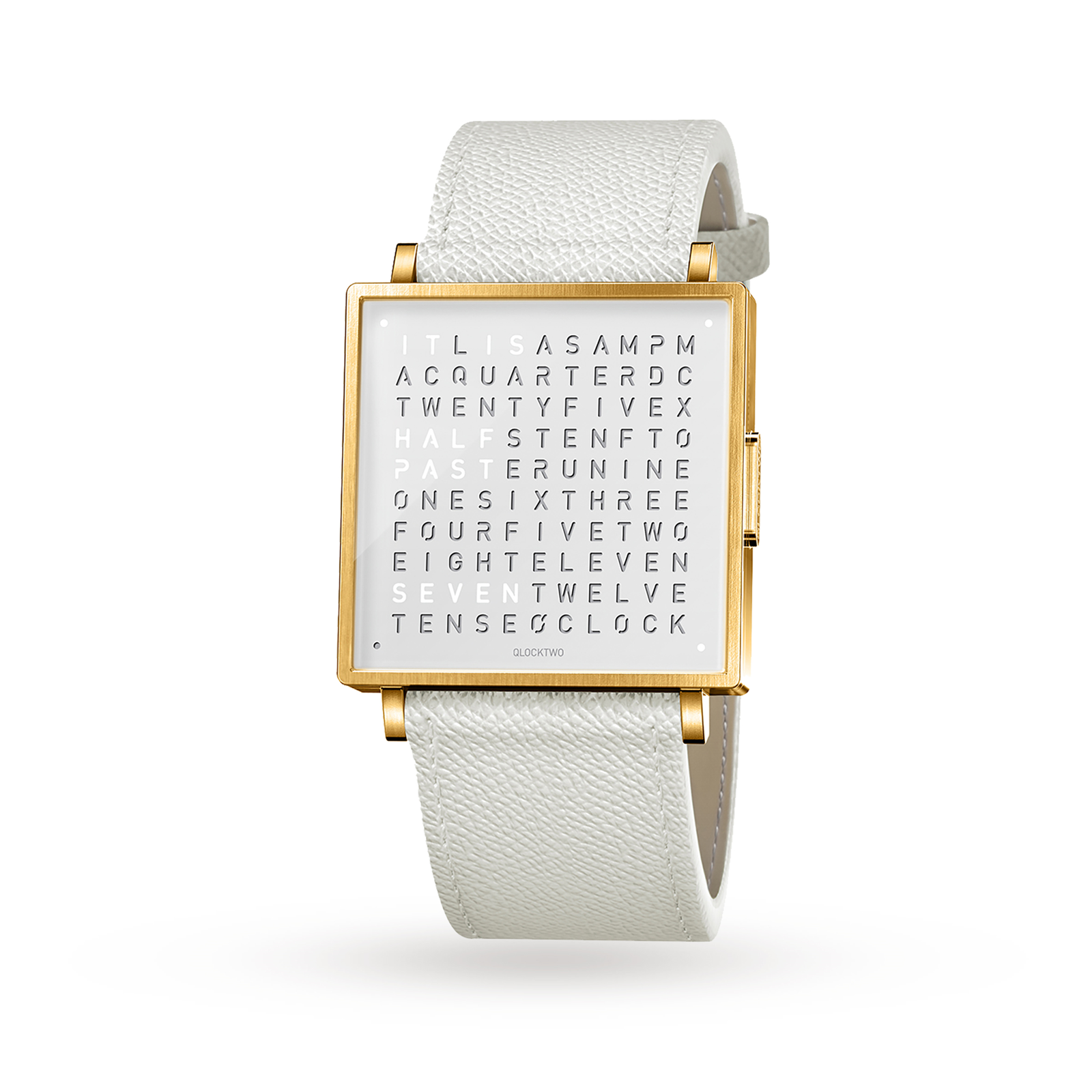 QLOCKTWO 39mm Gold White Wristwatch Reviews