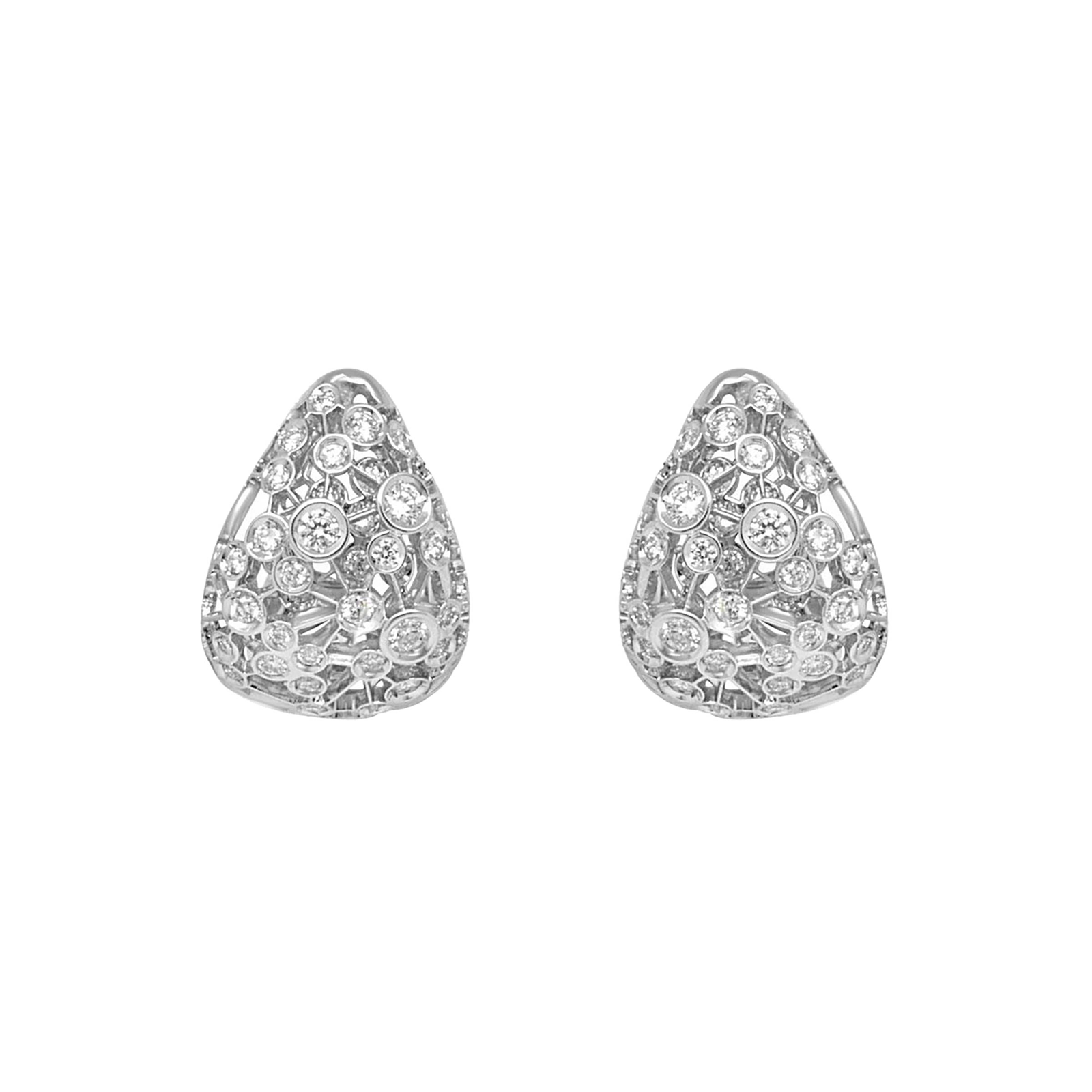 Damiani Via Lattea 18ct White Gold 1.14cttw Diamond Stud Earrings Reviews