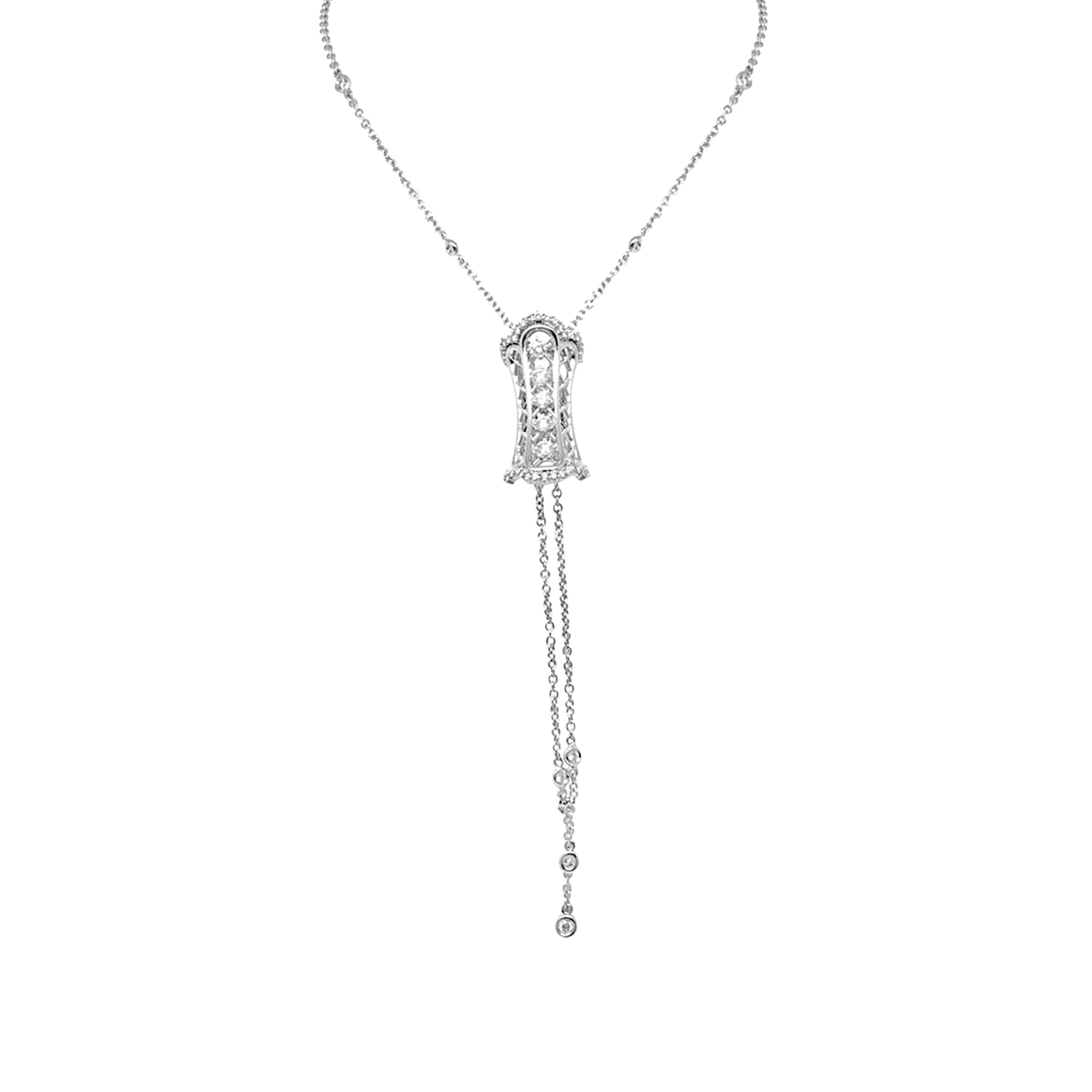 Damiani Burlesque 18ct White Gold 0.81cttw Diamond Necklace Reviews