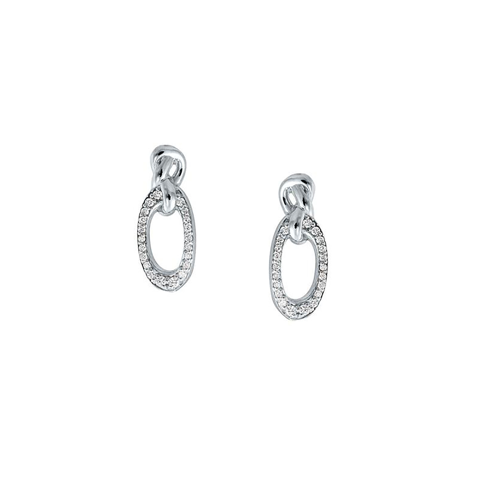 Di Modolo Nodo 18ct White Gold 0.15cttw Diamond Pave Drop Earrings Review