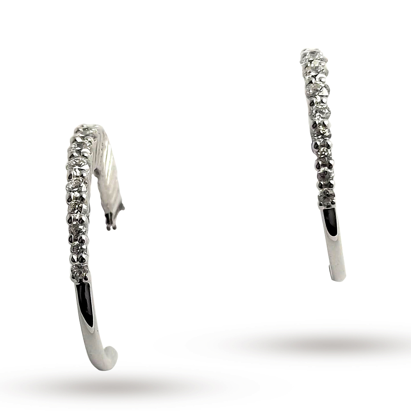 Ponte Vecchio 18ct White Gold 0.32ct Hoop Earrings Reviews