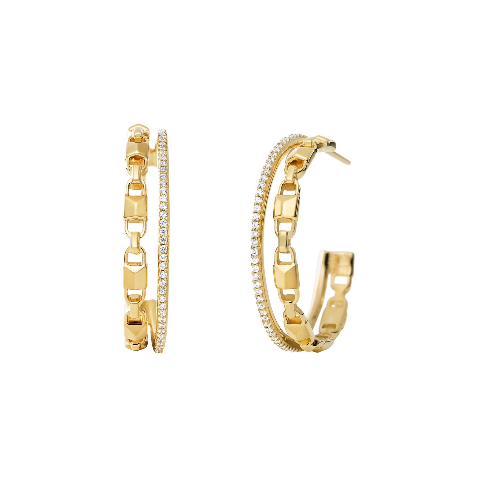 michael kors mercer link earrings