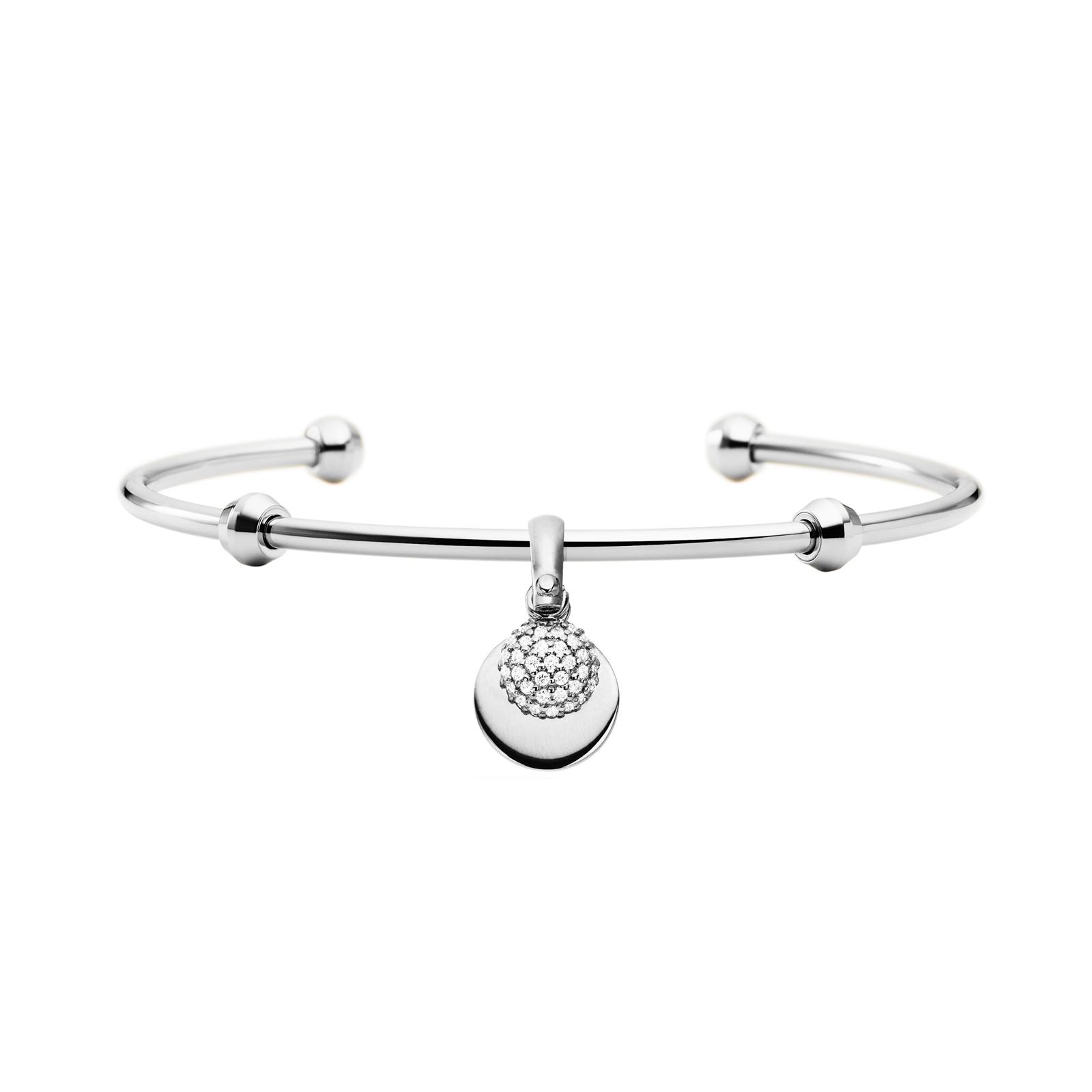 Michael Kors Sterling Silver Starter Charm Bracelet Bracelets Michael Kors Sterling Silver Starter Charm Bracelet