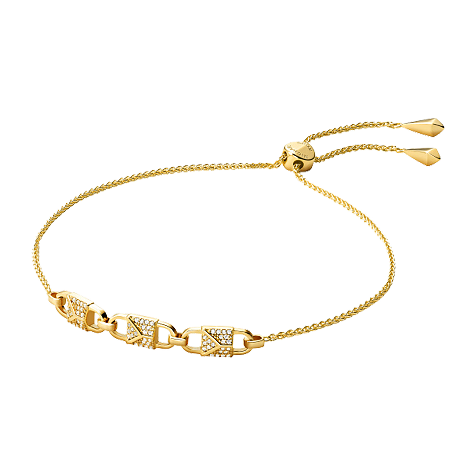 Michael Kors Mercer Link 14ct Gold Plated Slider Bracelet Reviews